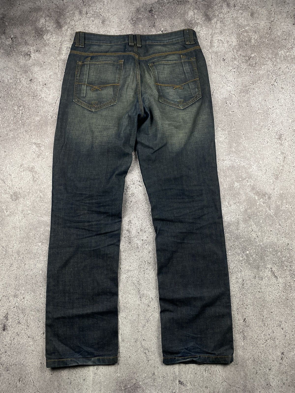 Japanese Brand × Jun Takahashi RIPPED DISTRESS BLACK FADED BAGGY UNIQLO JAPAN DENIM PANTS Size US 34 / EU 50 - 5 Thumbnail