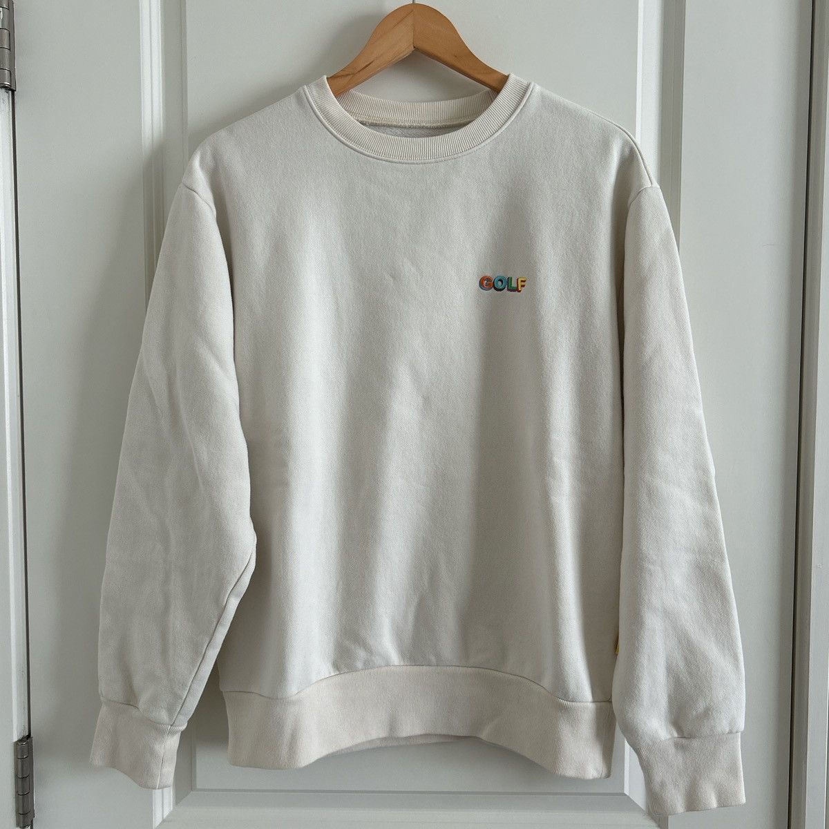 Golf Wang Golf Wang Multi 3D Logo Crewneck Cream Size US M / EU 48-50 / 2 - 1 Thumbnail