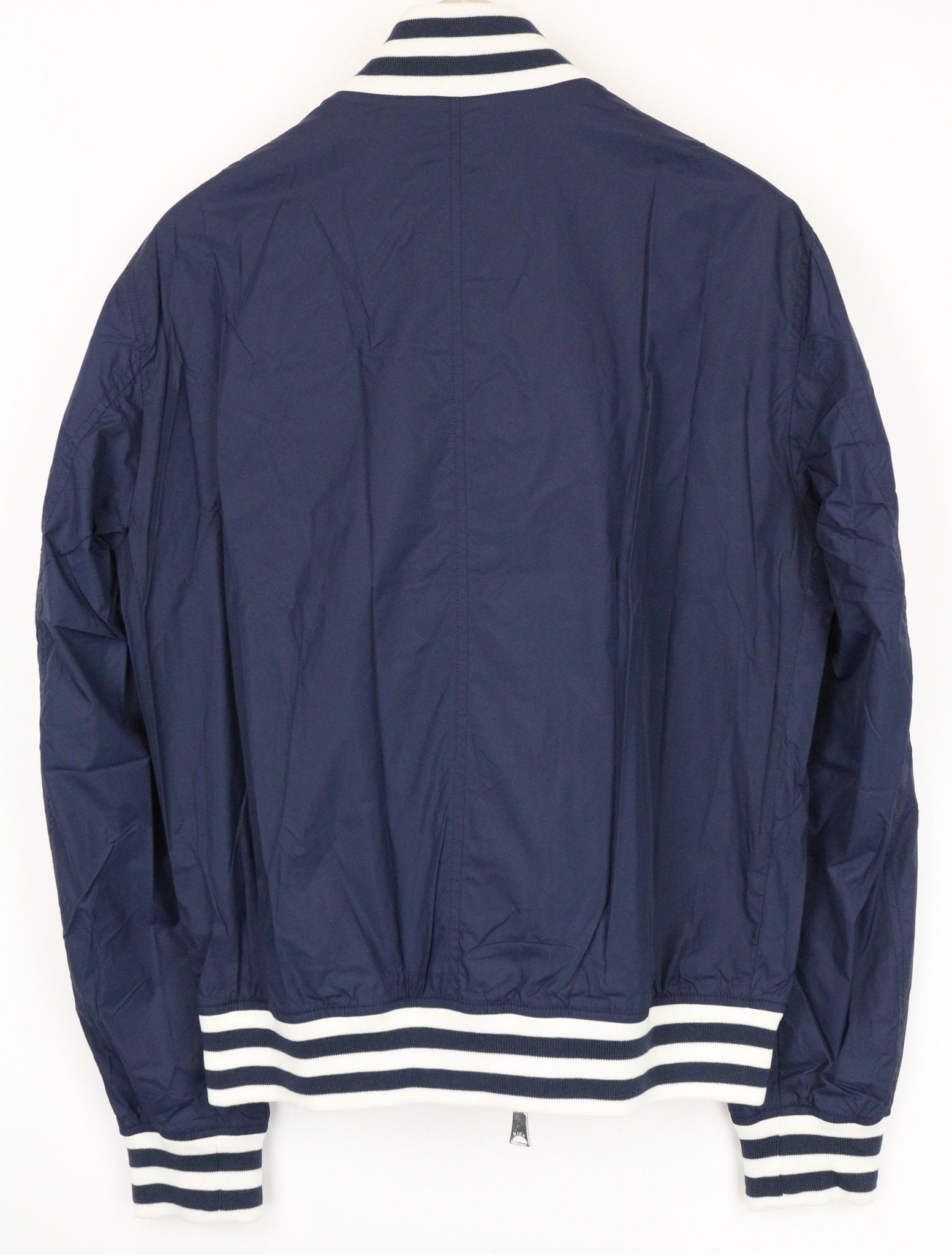 John Richmond 50 Blue White Zipped Lightweight Jacket 74294 Size US M / EU 48-50 / 2 - 2 Thumbnail