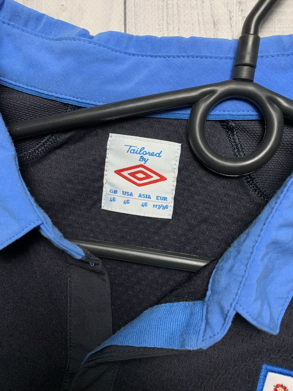 Umbro × Vintage Vintage Umbro England polo jersey soccer size L black Size US L / EU 52-54 / 3 - 3 Thumbnail