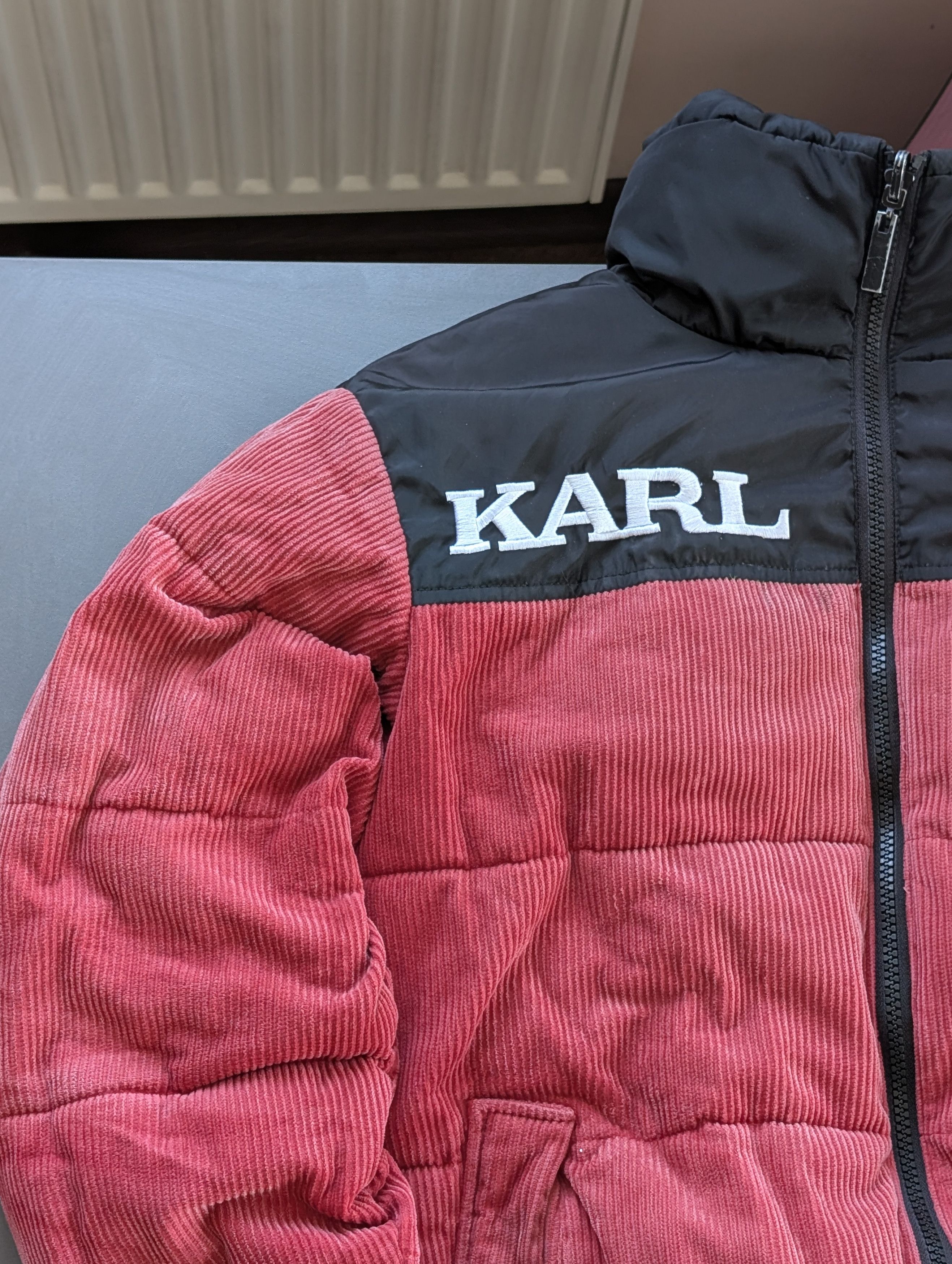 Karl Kani Karl Kani Vintage Corduroy Puffer Mans Two- Sided Red Size US S / EU 44-46 / 1 - 2 Thumbnail