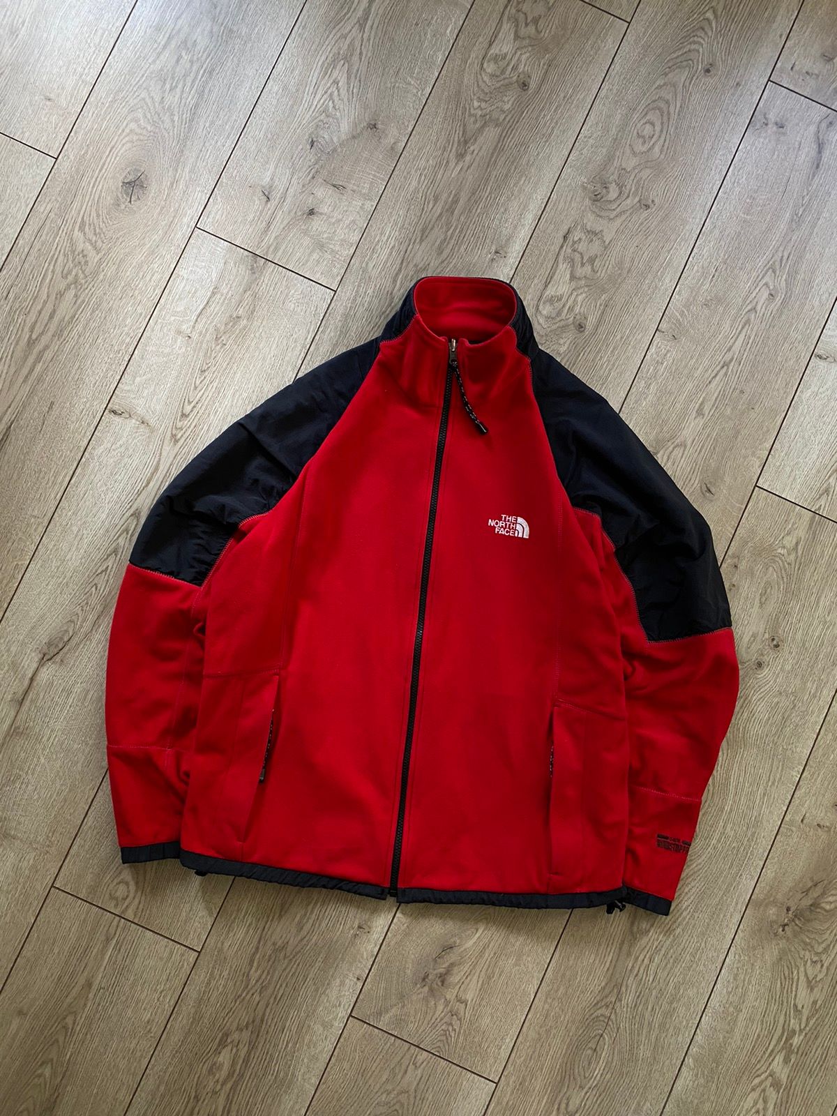 Pre-owned Outdoor Life X The North Face Vintage The North Face Retro Windstopper Fleece Jacket Y2k In Red