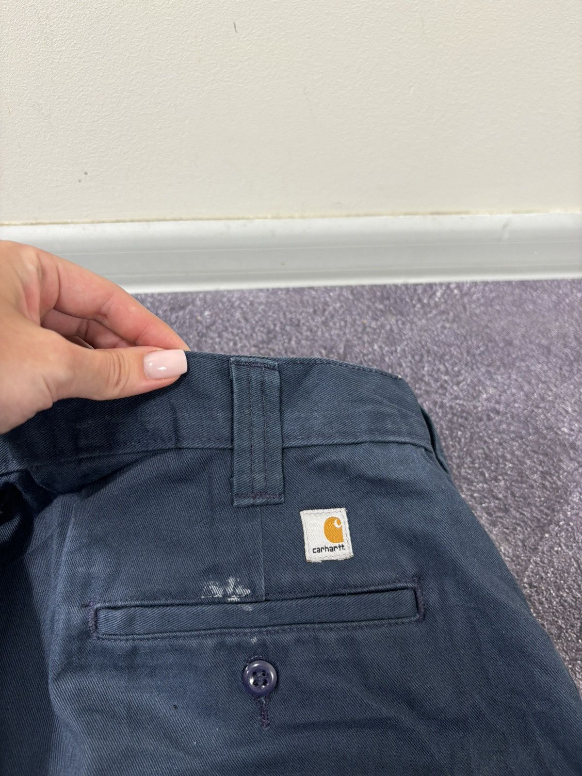 Carhartt Vintage Carhartt Y2K Skate Navy Baggy Blended Twill Pants Size US 38 / EU 54 - 10 Thumbnail