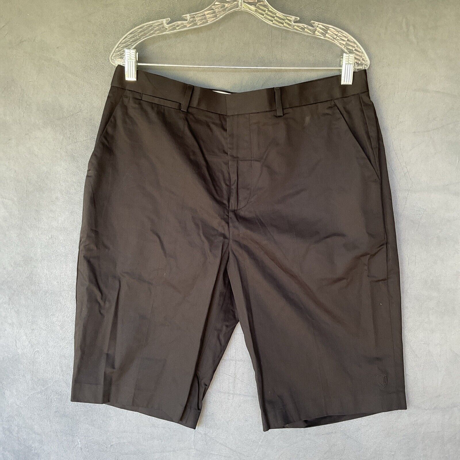 Ben Sherman The Original Ben Sherman Chino Shorts Flat Front Black sz 33 Size US 33 - 1 Thumbnail