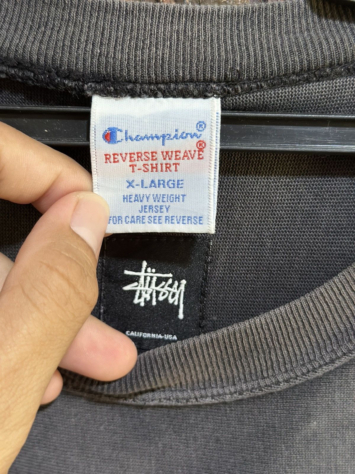 Champion Thrashed Vintage Stussy X Champion Faded Tee Size US L / EU 52-54 / 3 - 6 Thumbnail
