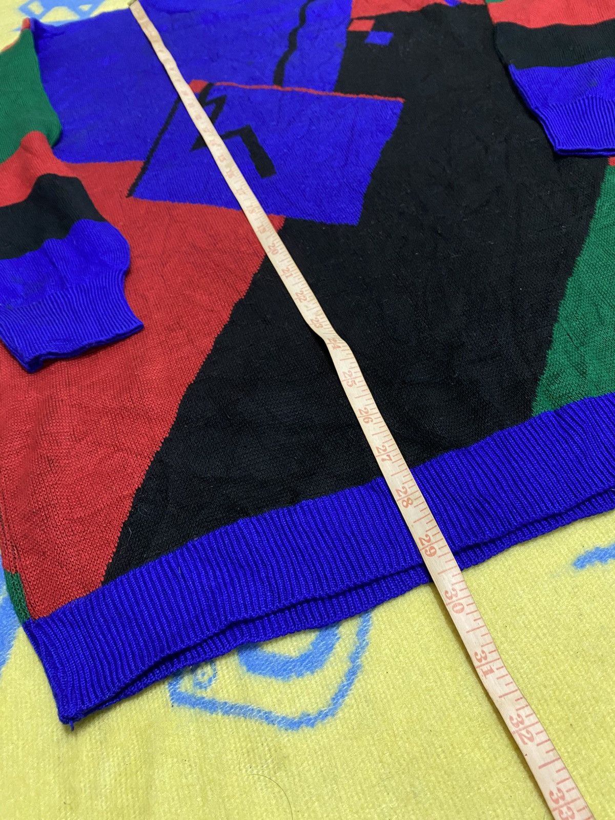 Japanese Brand × Vintage Japanese Knitwear x Vintage Abstrack Size US L / EU 52-54 / 3 - 5 Thumbnail