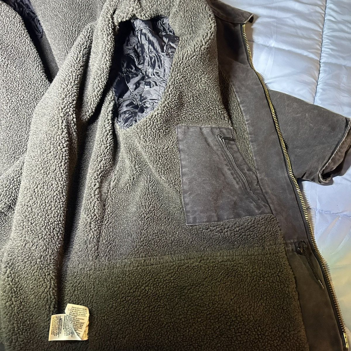 Carhartt Carhartt Work Jacket Full Zip sherpa lined C61 3XL Size US XXL / EU 58 / 5 - 9 Thumbnail