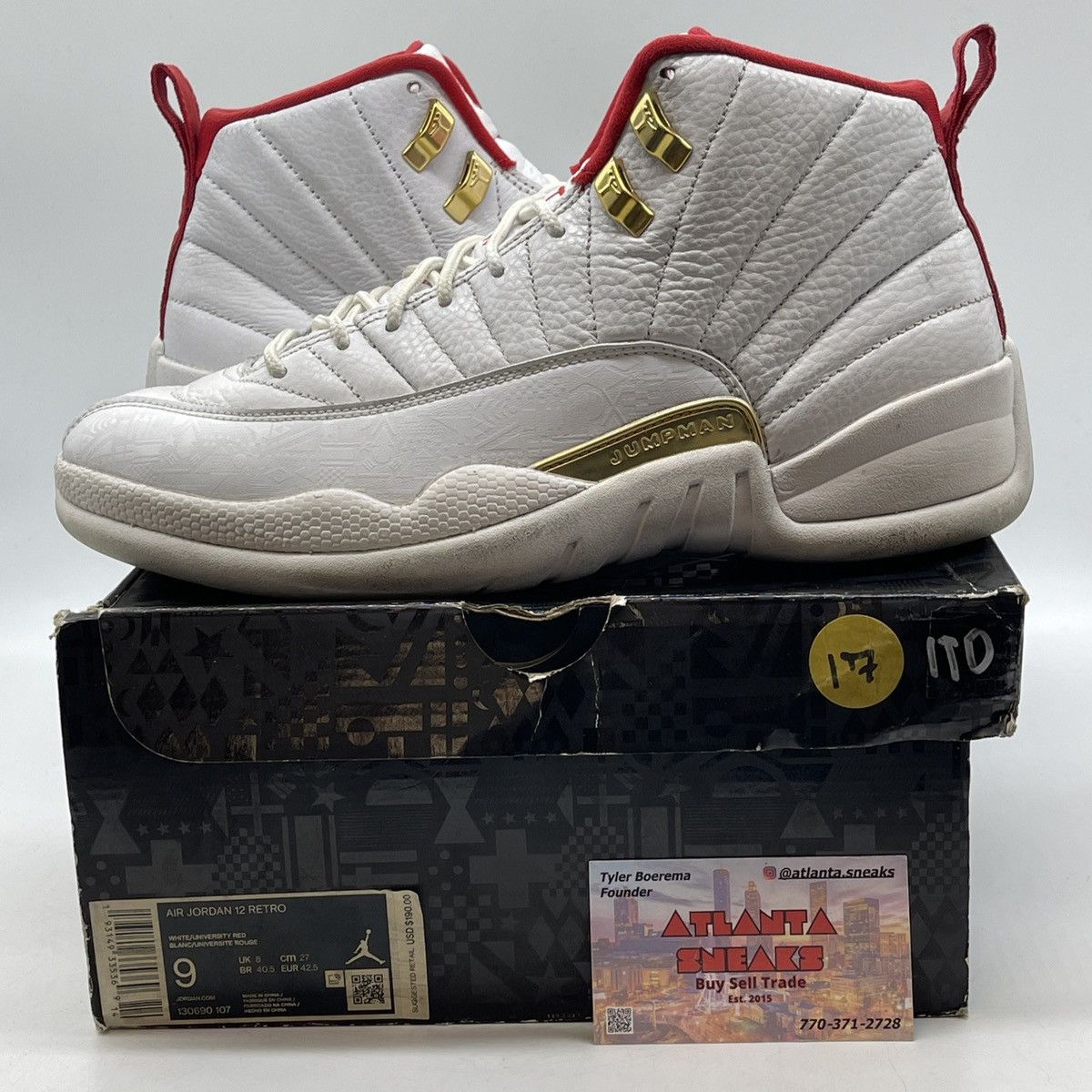 Jordan Brand Air Jordan 12 FIBA Size US 9 / EU 42 - 1 Thumbnail