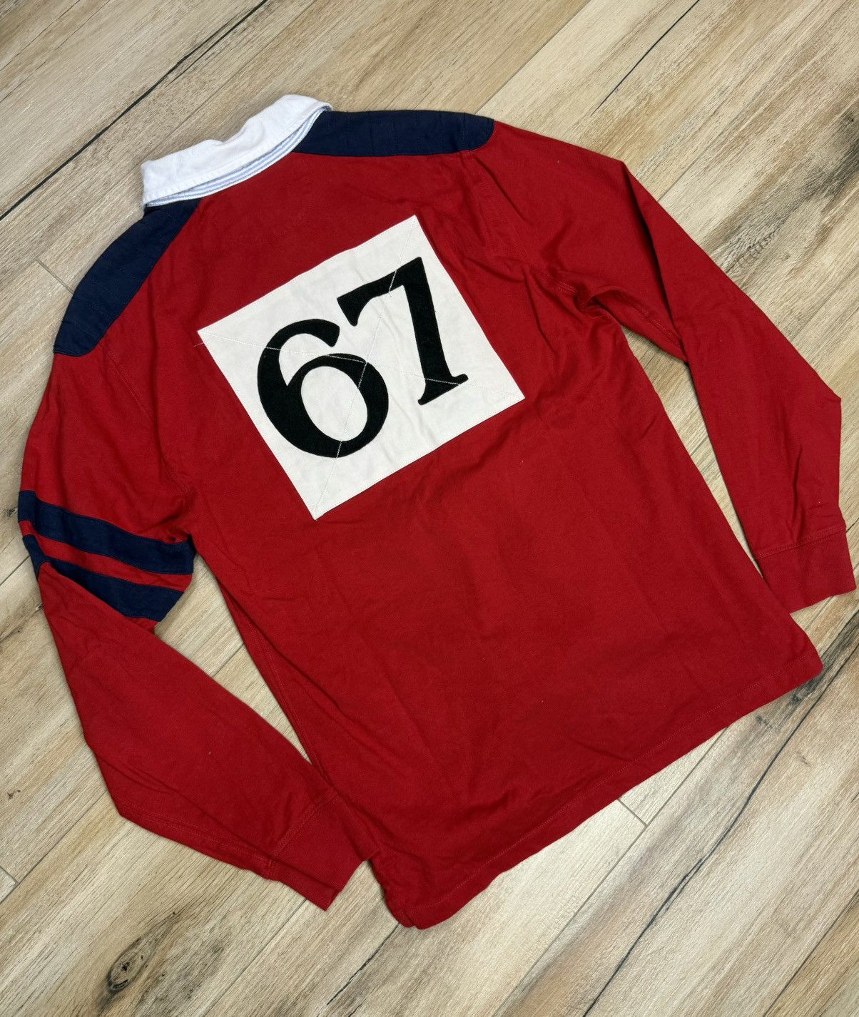 Polo Ralph Lauren Red Polo Ralph Lauren S 36 longsleeve Size US S / EU 44-46 / 1 - 10 Thumbnail