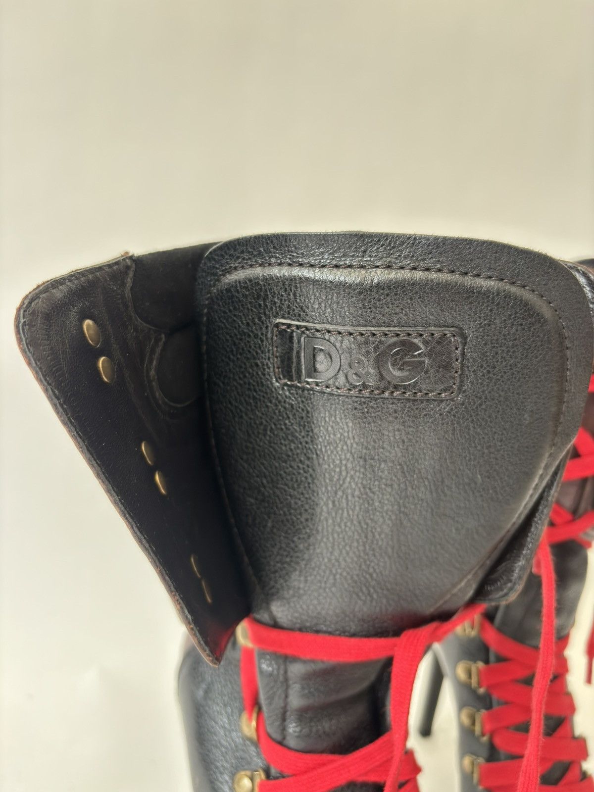 Dolce & Gabbana Dolce & Gabbana Stiletto Hiker Boots - Size 36 Size US 5 / IT 35 - 10 Thumbnail