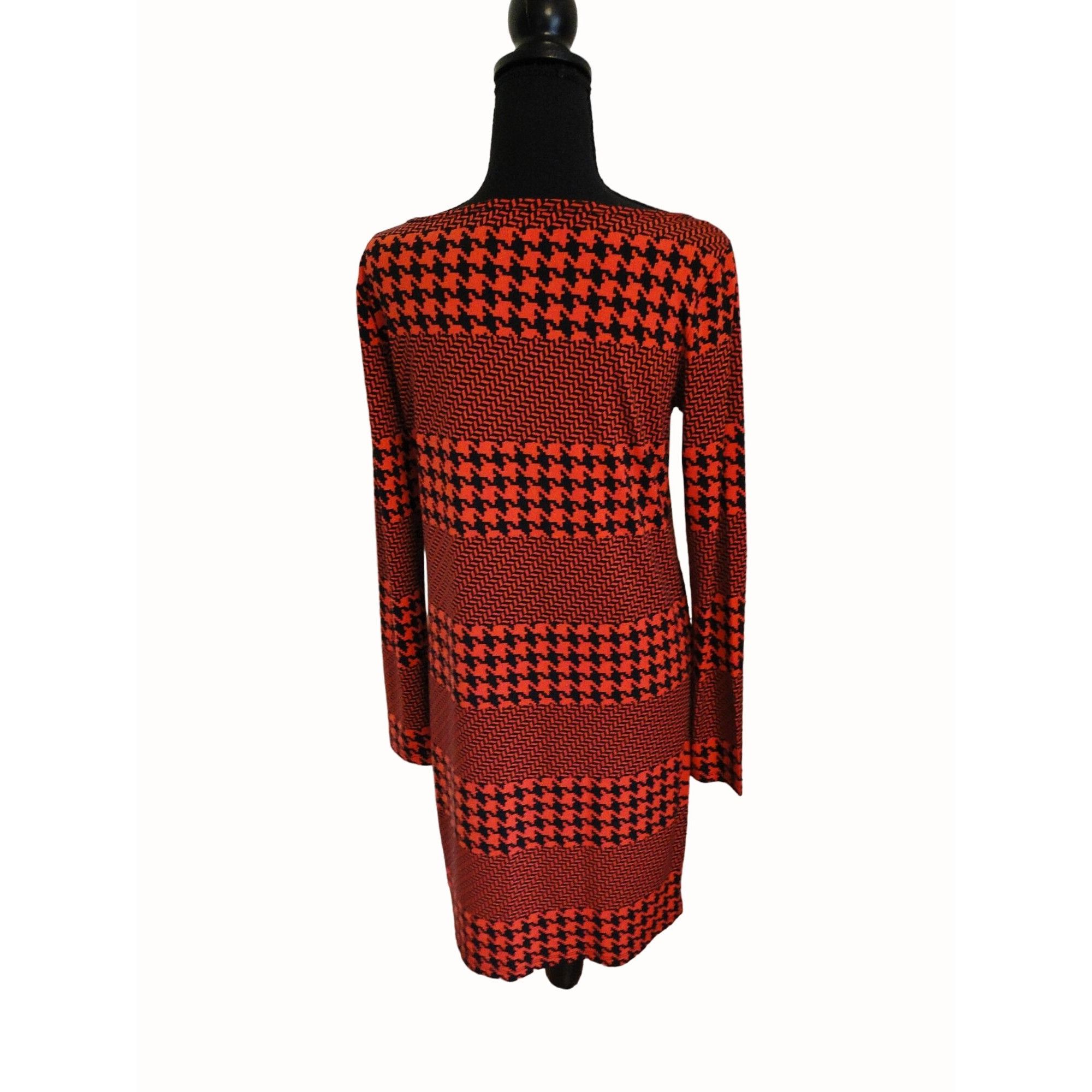 Michael Kors Michael Kors Sheath Dress Womens Small S Orange Red Black Ge Size S / US 4 / IT 40 - 2 Thumbnail