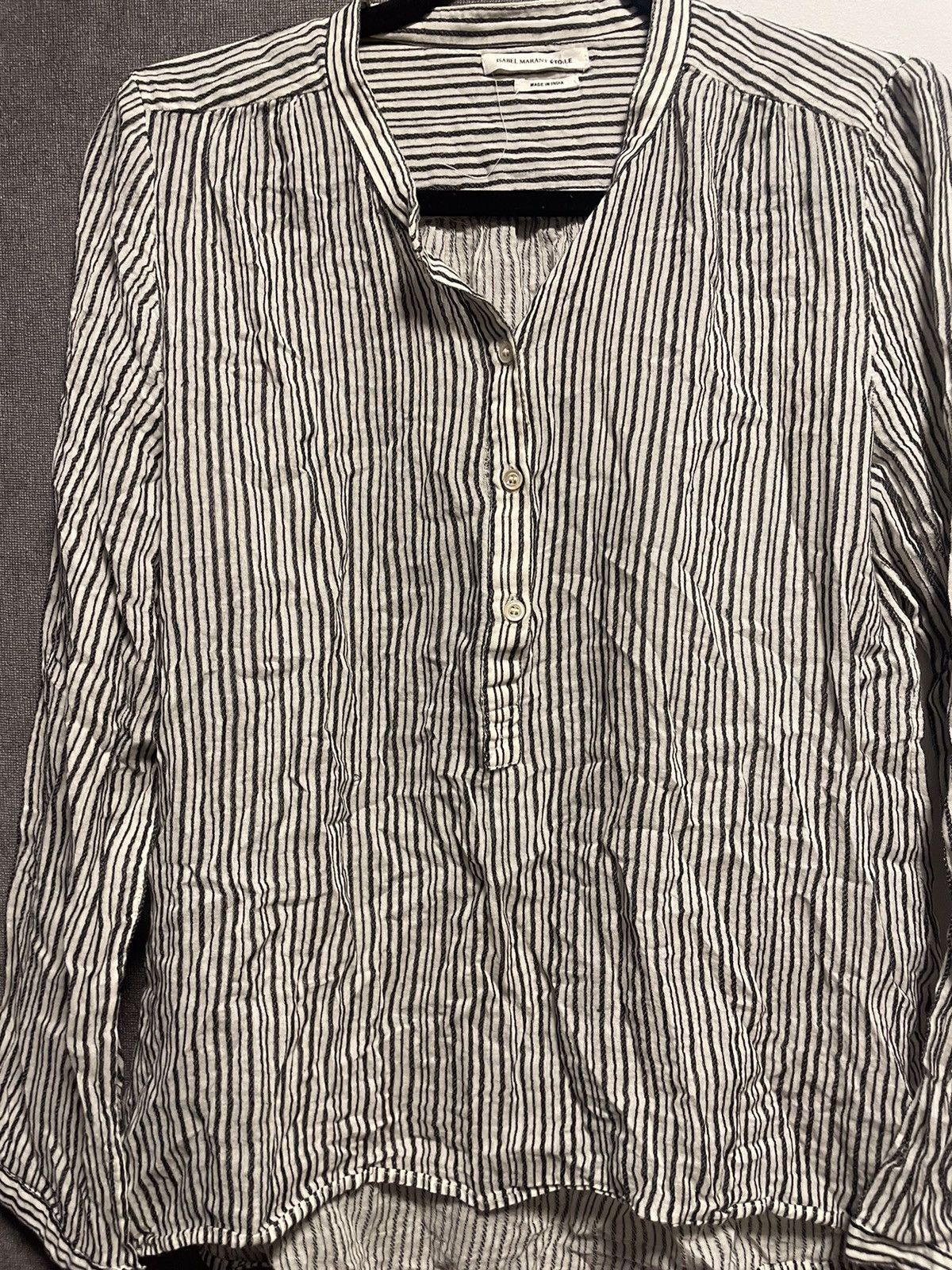 Isabel Marant × Isabel Marant Etoile × Vintage Isabel Marant Striped Vintage Blouse Size M / US 6-8 / IT 42-44 - 3 Thumbnail