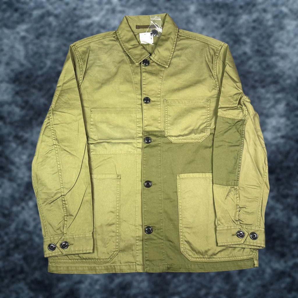 Todd Snyder Todd Snyder Patched French Chore Coat Mens L Green Military Shirt Jacket NEW Size US L / EU 52-54 / 3 - 1 Thumbnail