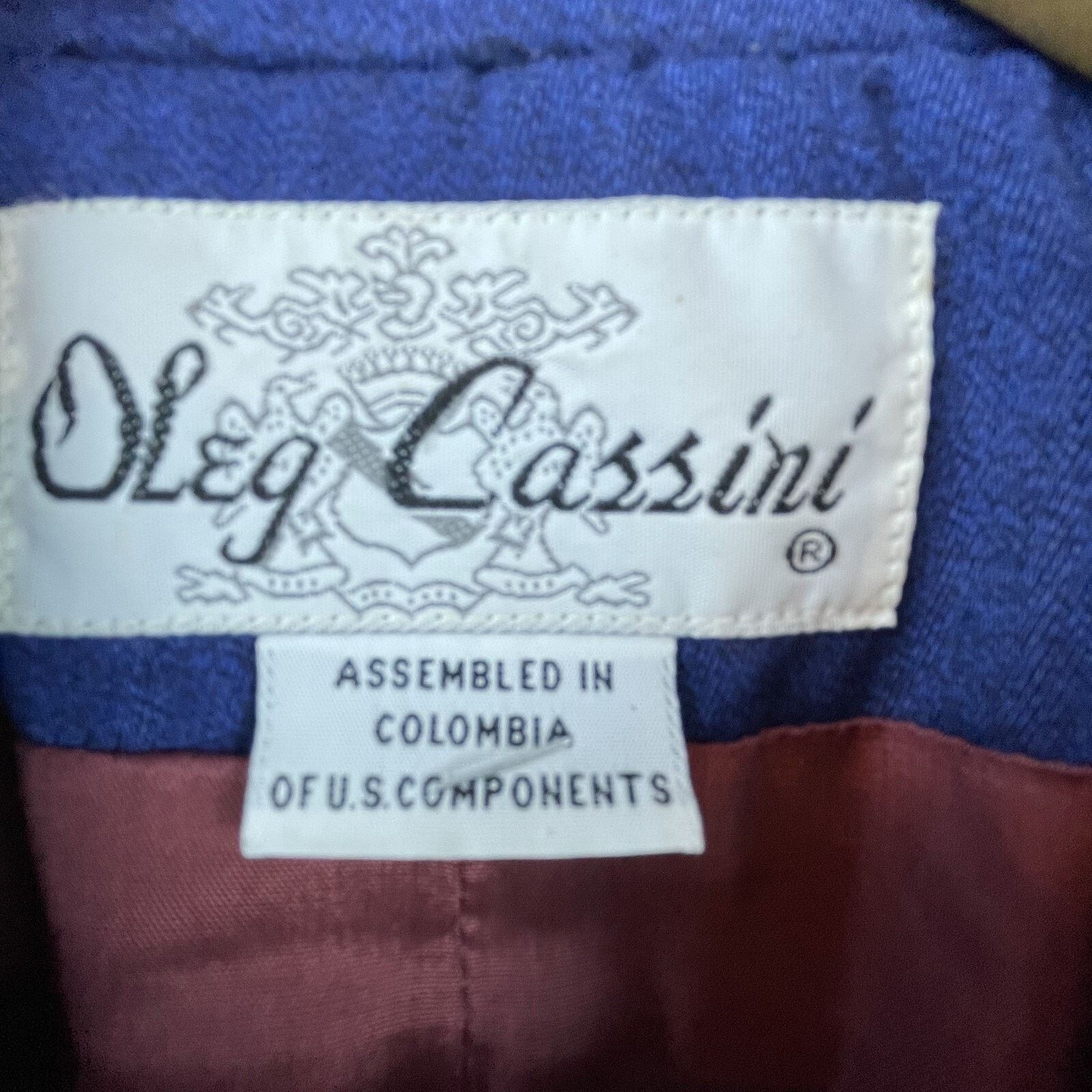 Oleg Cassini Vintage Oleg Cassini Blazer Womens 6 Double Breasted 80s Size M / US 6-8 / IT 42-44 - 4 Thumbnail