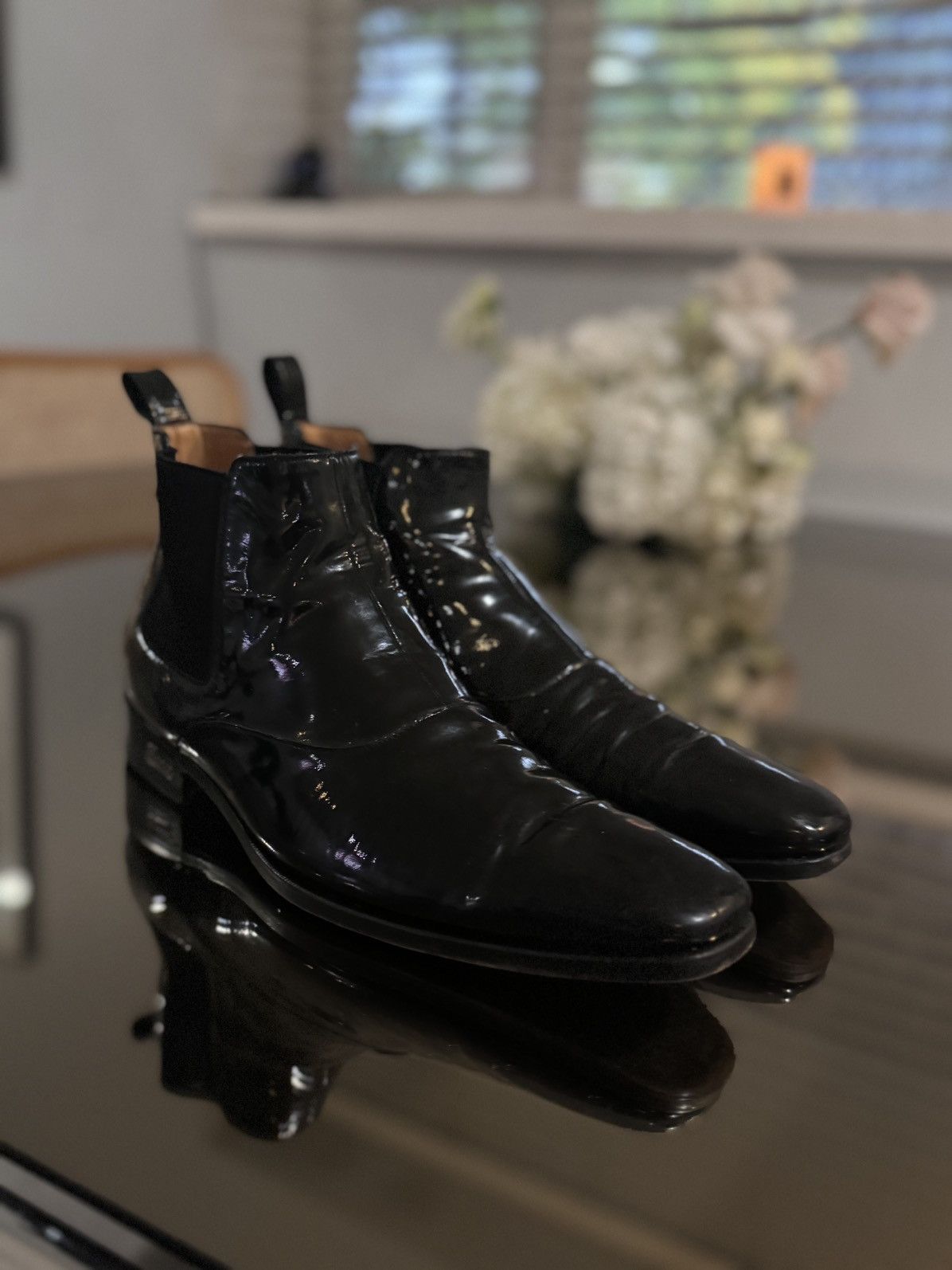 Gucci Gucci Side Gore Boots - High Gloss Size US 8.5 / EU 41-42 - 1 Thumbnail