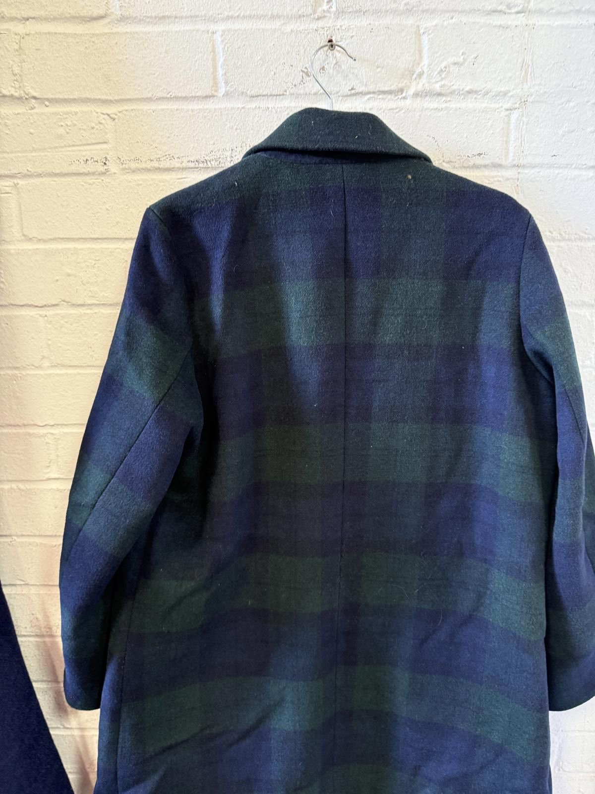 Designer Joules Women's Plaid Wool Blend Blazer Coat Size XL / US 12-14 / IT 48-50 - 2 Thumbnail