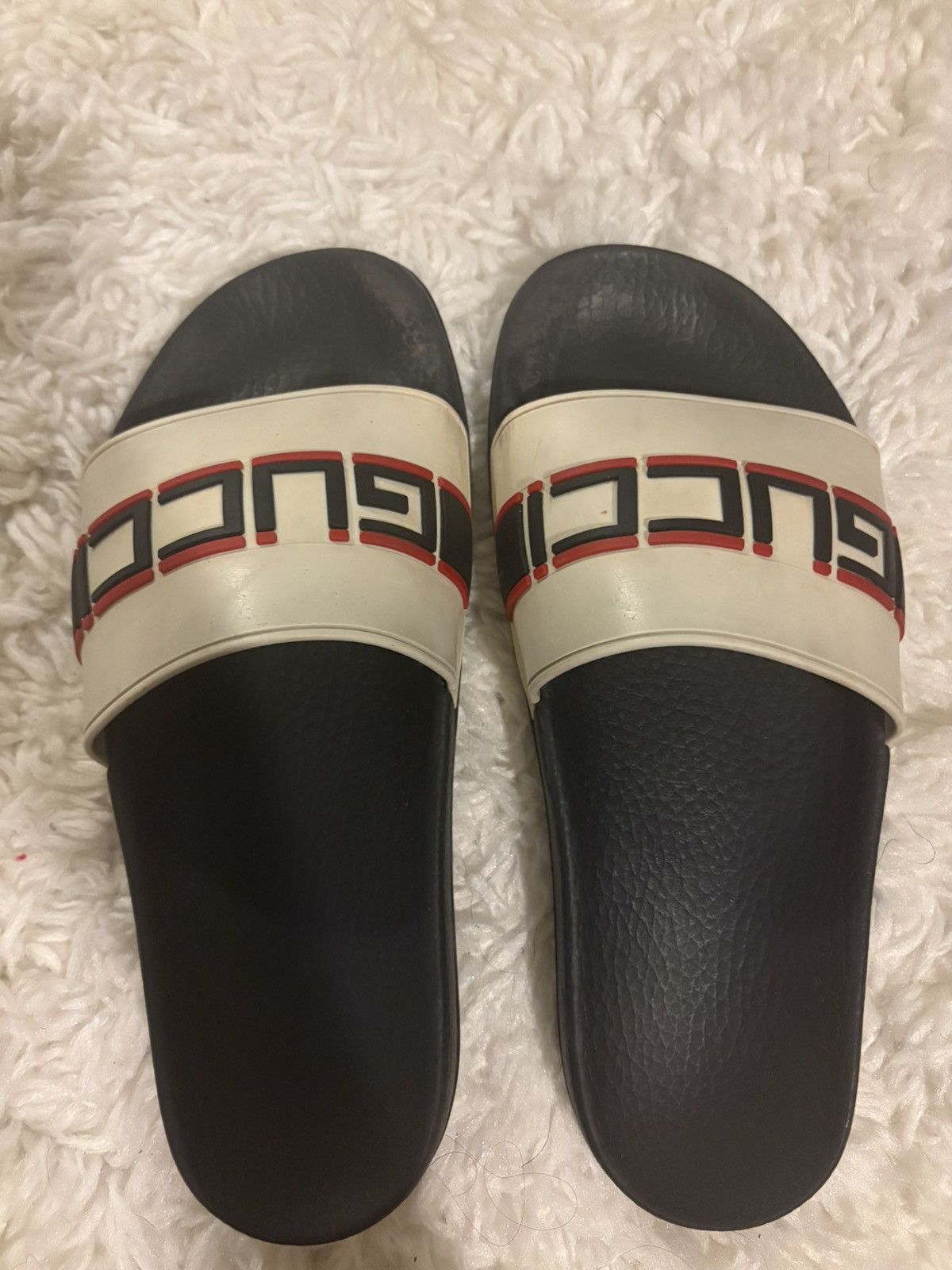 Gucci Gucci Stripe Rubber Slide Size US 8 / IT 38 - 5 Thumbnail