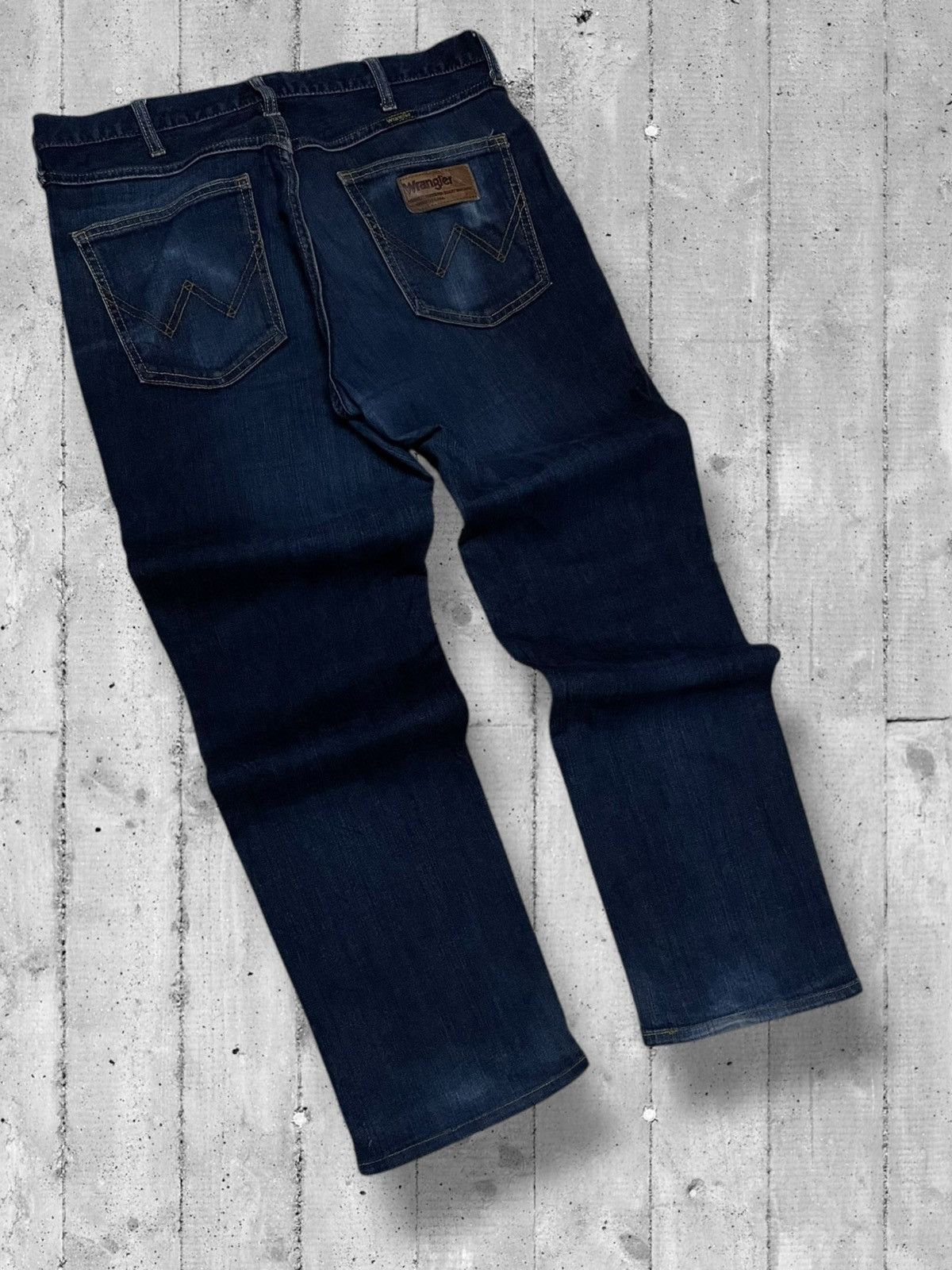 Designer × Vintage × Wrangler Vintage 90s Designer Wrangler Crafted With Pride Blue Denim Size US 32 / EU 48 - 9 Thumbnail