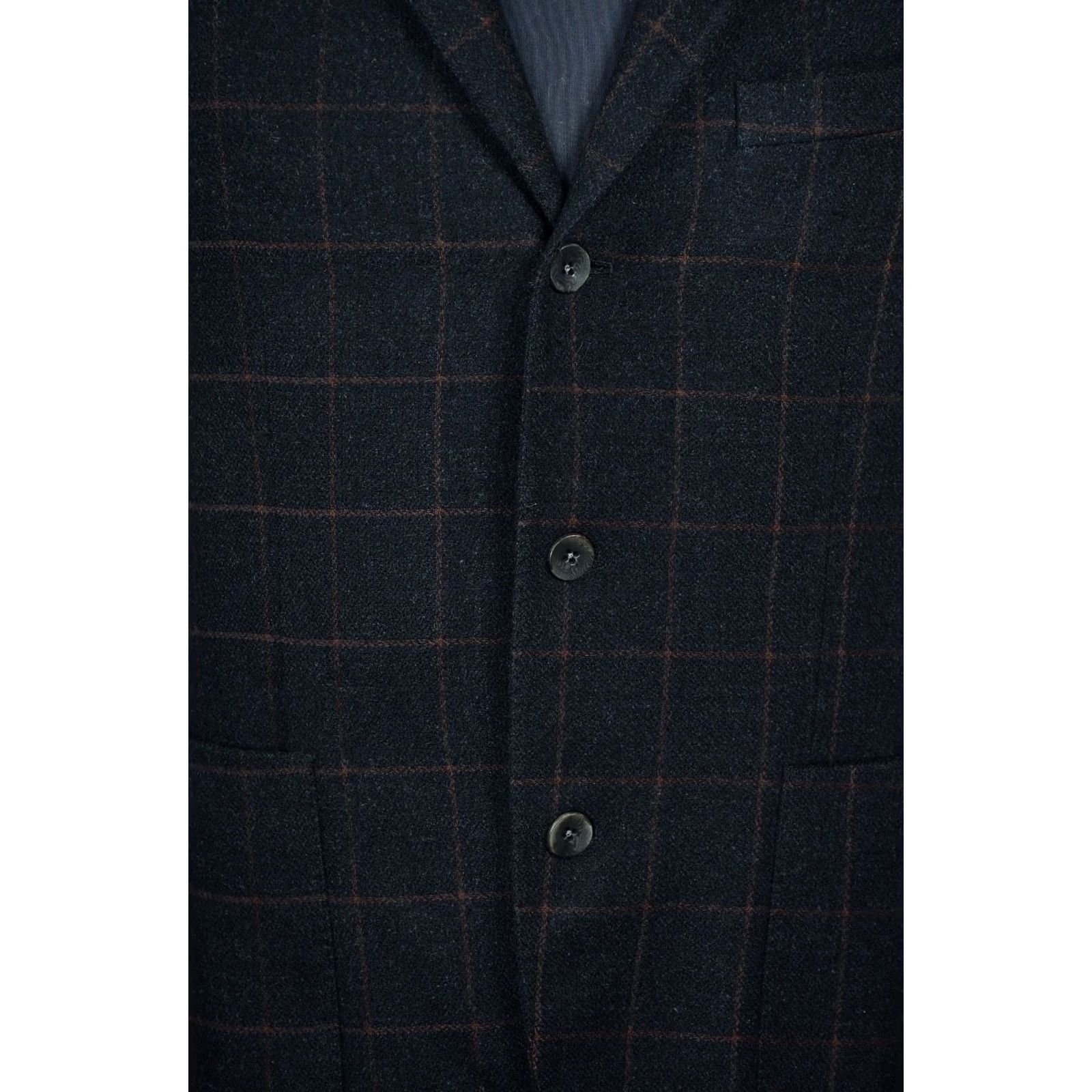 Boglioli Boglioli Blazer Shirt Men Brown Wool Plaid Dover 50 Vintage Not Applicable Size 50R - 6 Thumbnail
