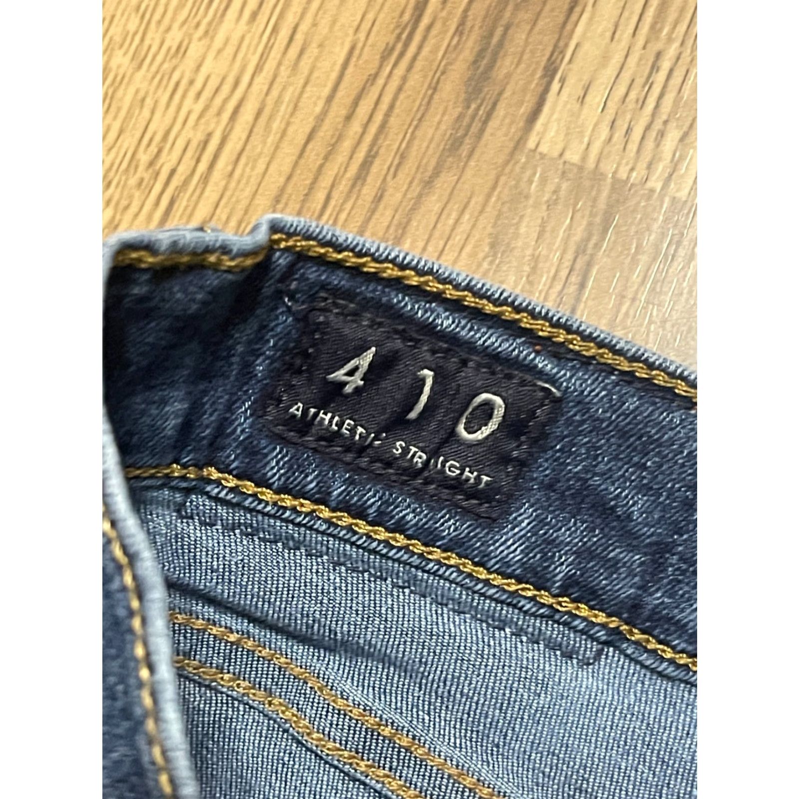 Lucky Brand Lucky Brand Jeans Mens 34/32 Blue Denim 410 Athletic Straight Straight Jeans Denim 5-Pocket Regular Rise Mid Vintage No Size US 34 / EU 50 - 5 Thumbnail