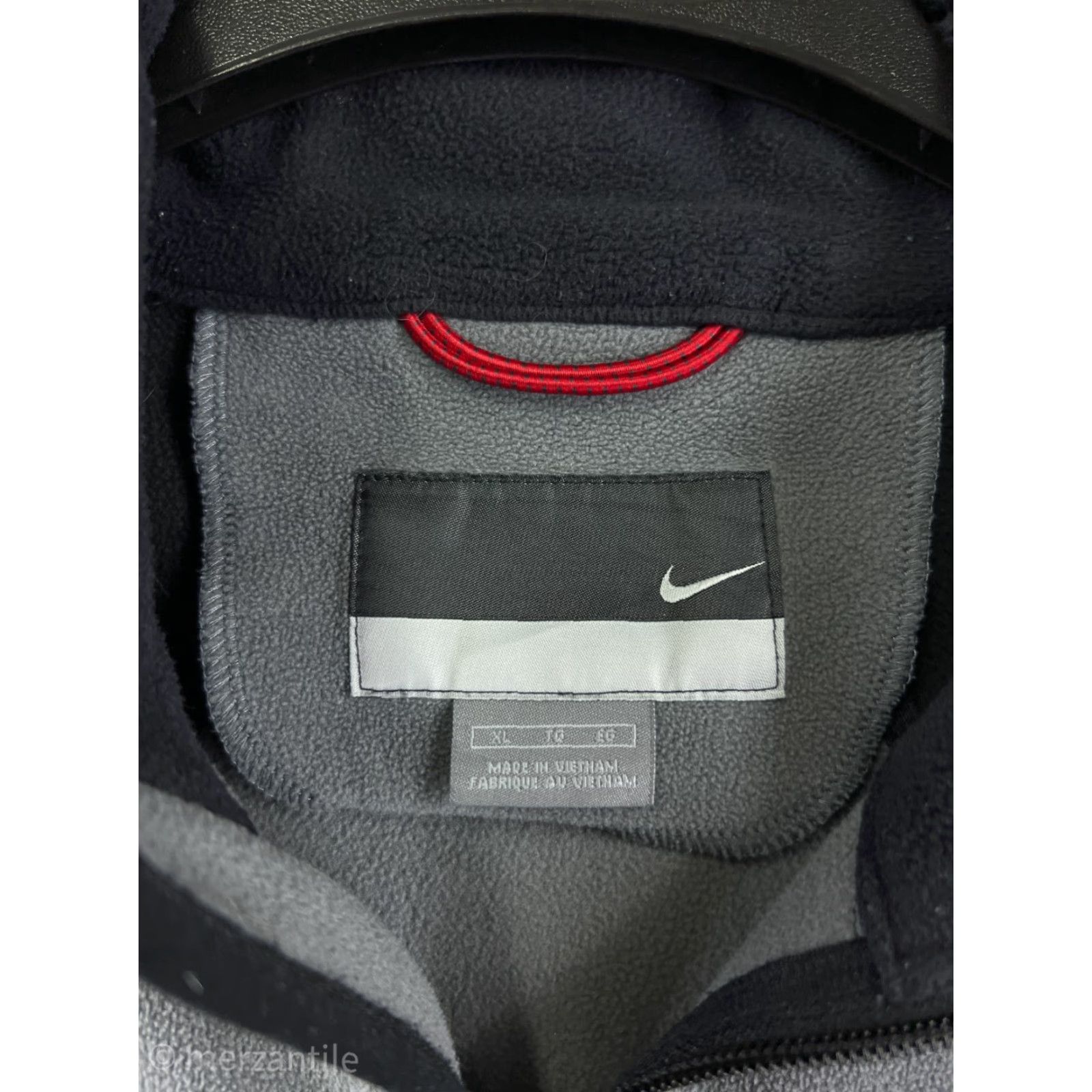 Nike Nike Jacket Mens XL Gray Black Full Zip Polyester Fleece Mock Neck Outdoor American Adventure Size US XL / EU 56 / 4 - 3 Thumbnail