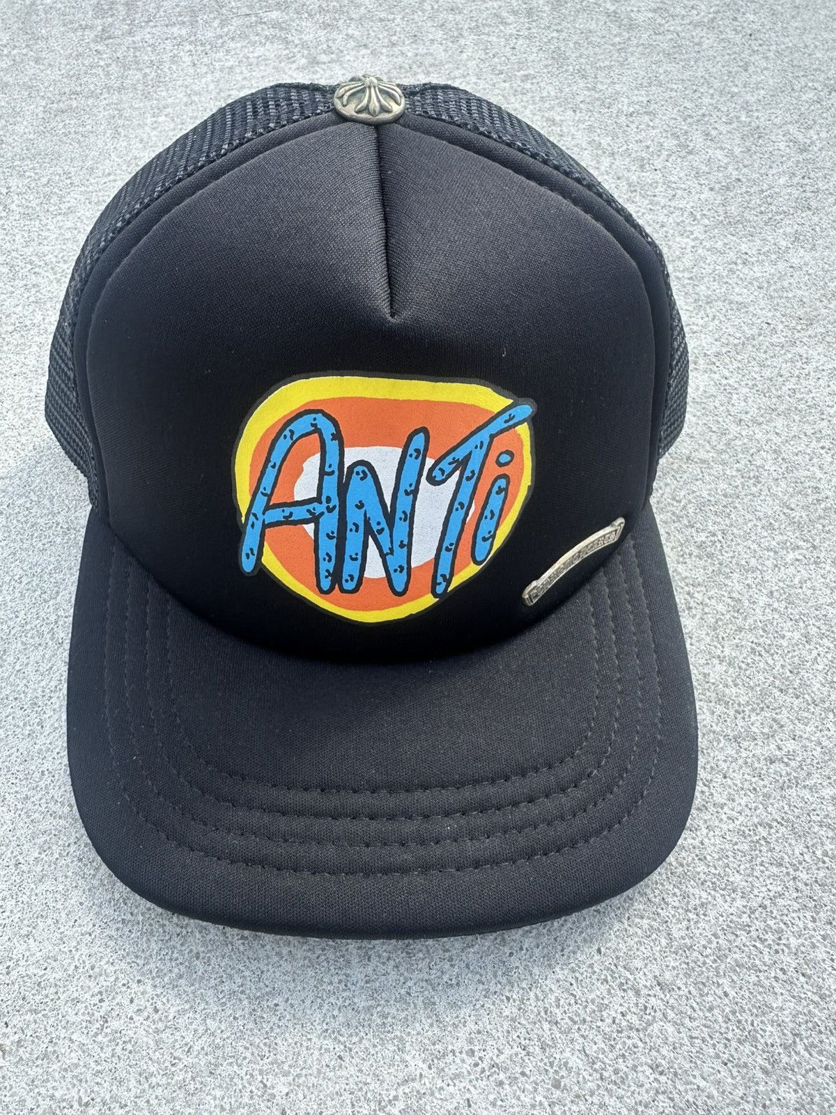 Pre-owned Chrome Hearts Matty Boy Anti Trucker Hat