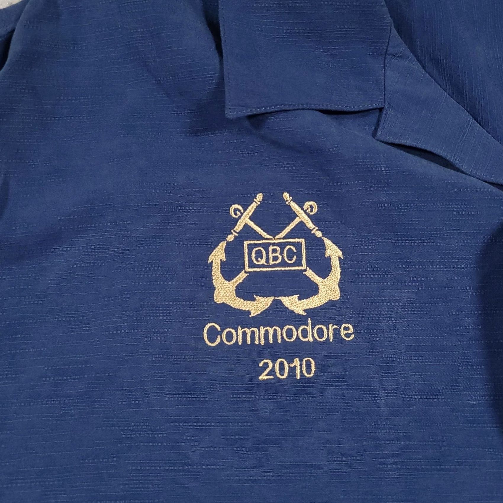 Vintage Paradise Collection Shirt Mens L Blue QBC Commodore 2010 Embroidered Button Up Size US L / EU 52-54 / 3 - 5 Thumbnail