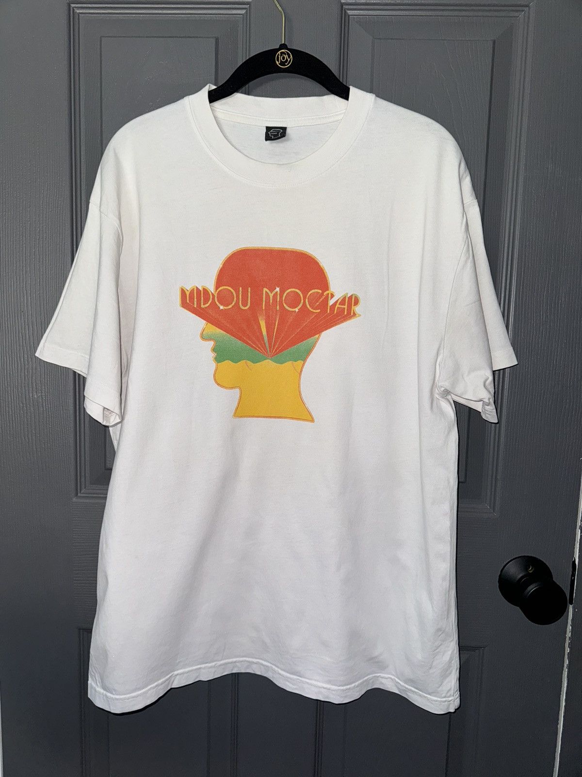 Brain Dead BRAIN DEAD X MDOU MOCTAR T-SHIRT - WHITE Size US M / EU 48-50 / 2 - 1 Thumbnail