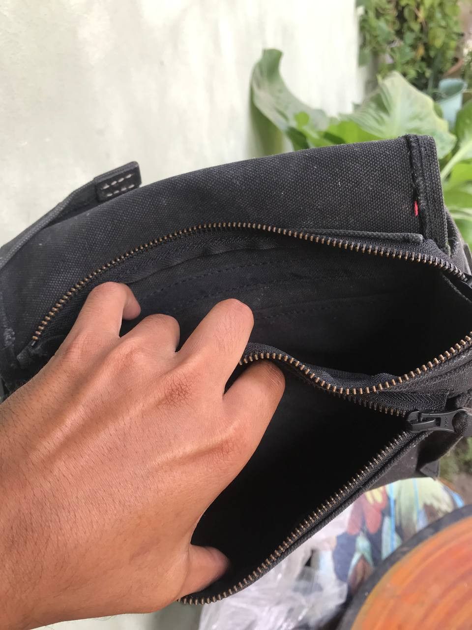 Canvas × Japanese Brand GOME LETE WORKS CANVAS WAISTBAG Size ONE SIZE - 3 Thumbnail