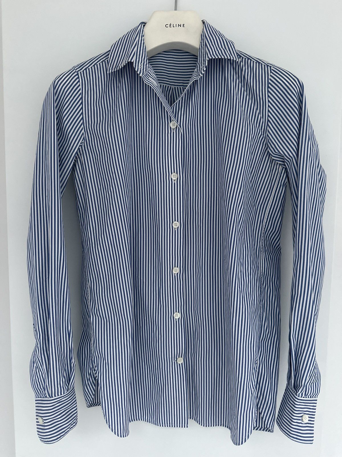 Celine Celine Phoebe Philo Striped shirt Size XS / US 0-2 / IT 36-38 - 1 Thumbnail