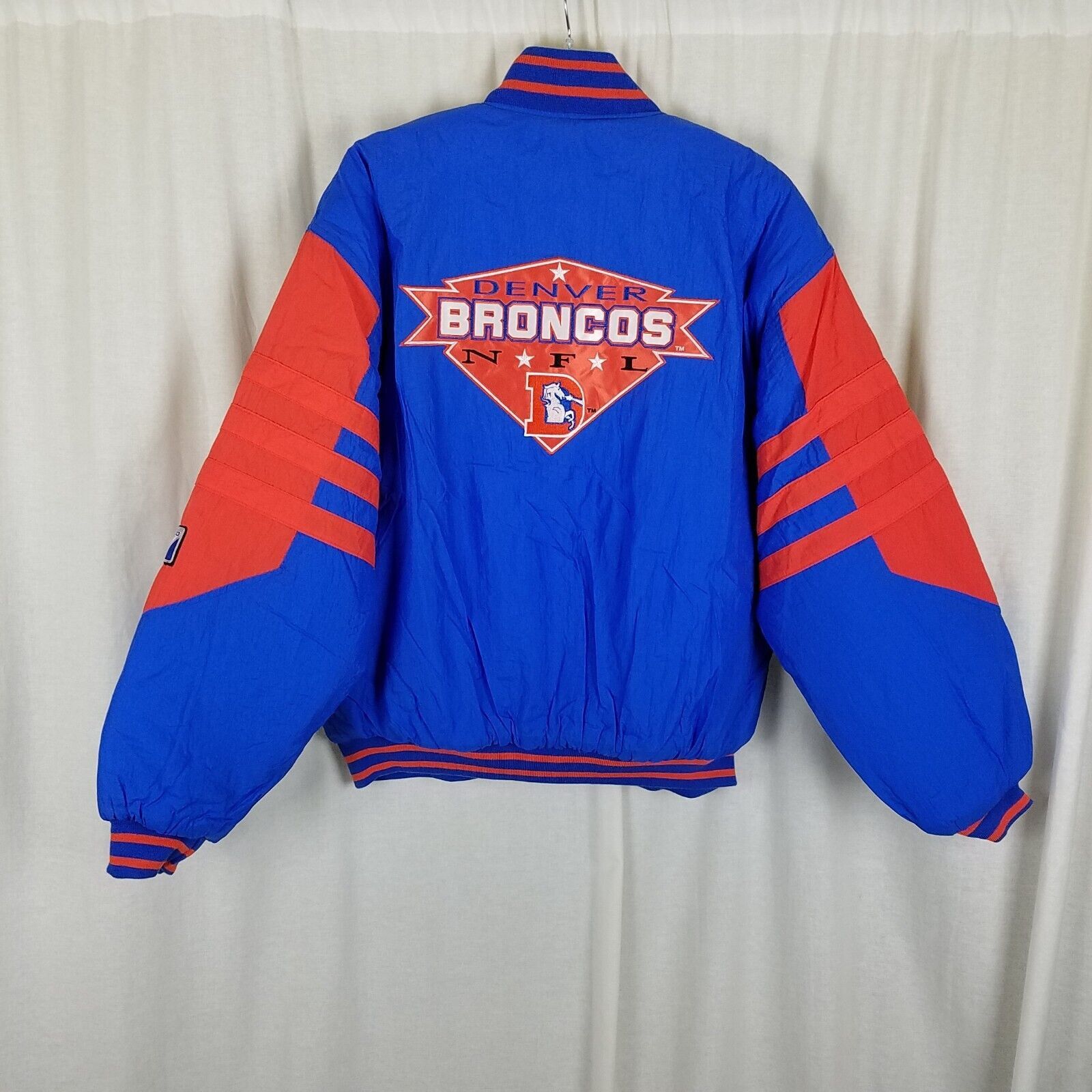 Logo 7 Vtg Logo 7 Denver Broncos Puffer Bomber Jacket Patch L 80s Size US L / EU 52-54 / 3 - 1 Thumbnail