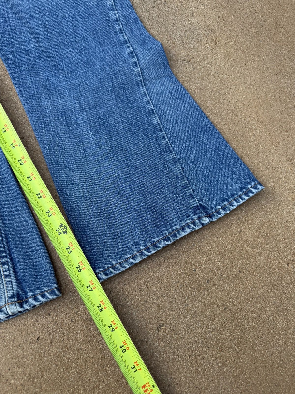 Levi's Vtg 70’s Levi’s 646 Orange Tab Bellbottom Flare Jeans 38x27 Size US 38 / EU 54 - 10 Thumbnail