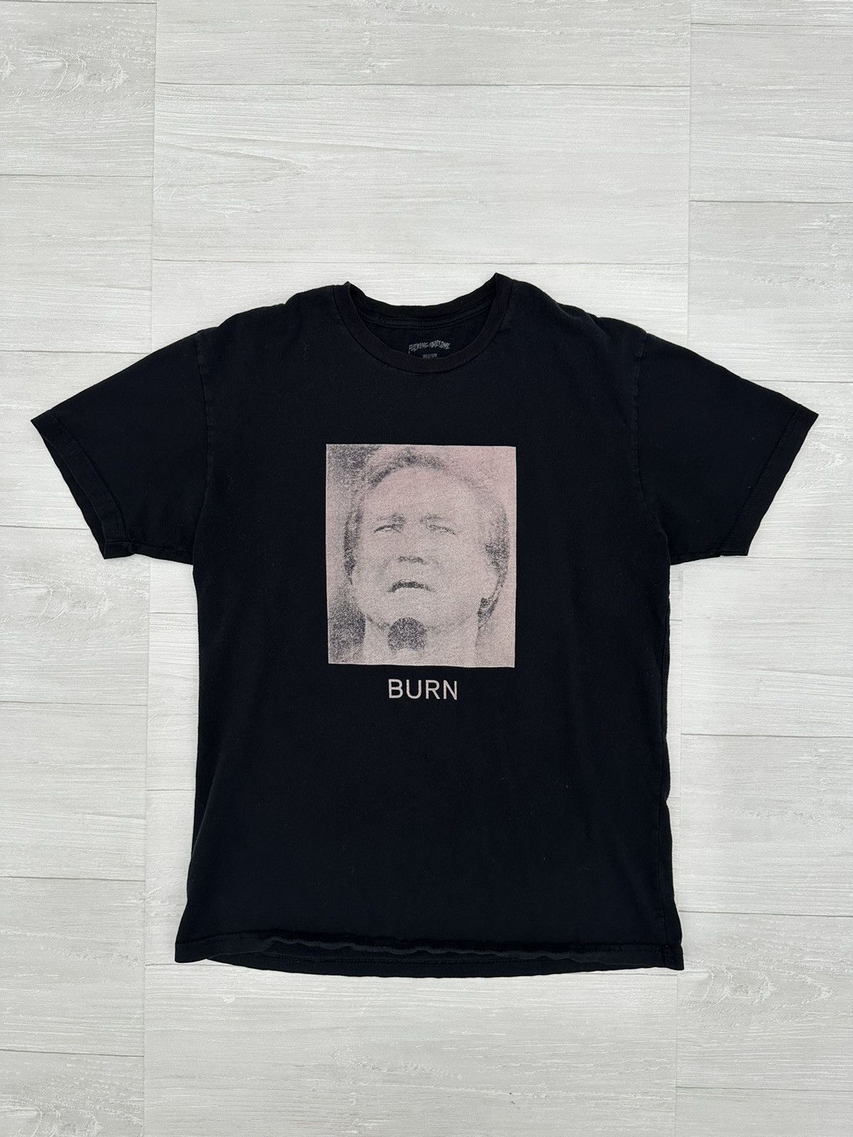 Fucking Awesome RARE 2015 Black Fucking Awesome " BURN " Tee Sz. Medium FA Size US M / EU 48-50 / 2 - 1 Thumbnail