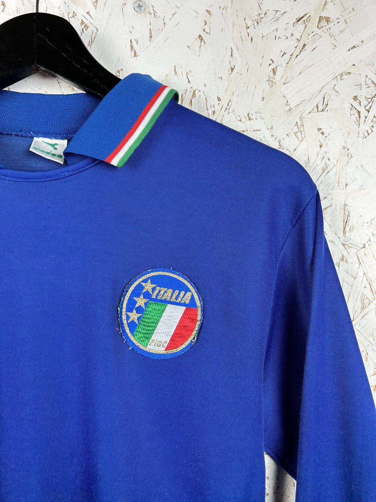 Diadora 80s Vintage Diadora Italy 1986/88/80 Home Kit Soccer Jersey Size US M / EU 48-50 / 2 - 2 Thumbnail