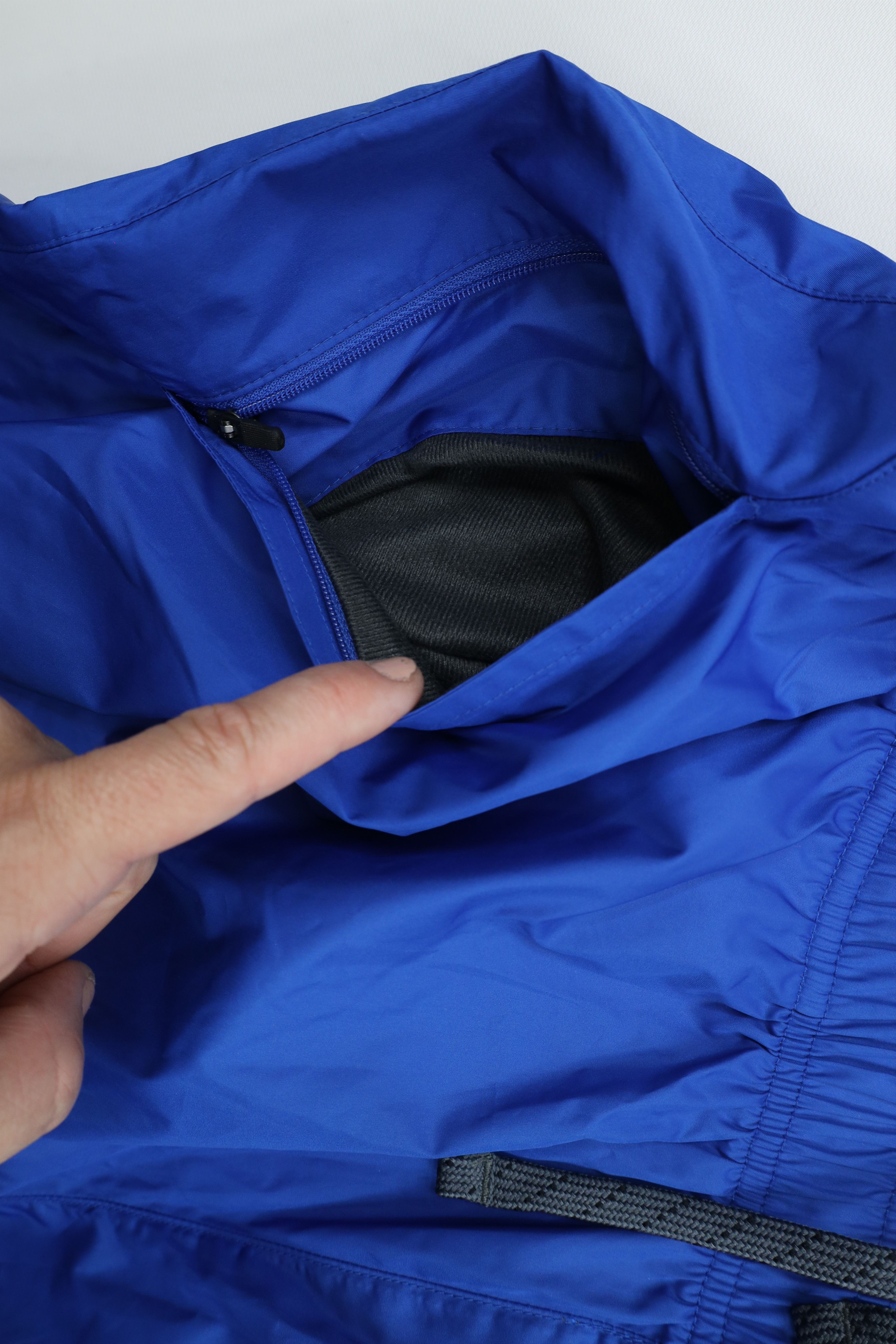 Nike × Vintage Nike Storm Fit Mini Swoosh Wide Leg Rain Pants Royal Blue Size US 44 / EU 60 - 6 Thumbnail
