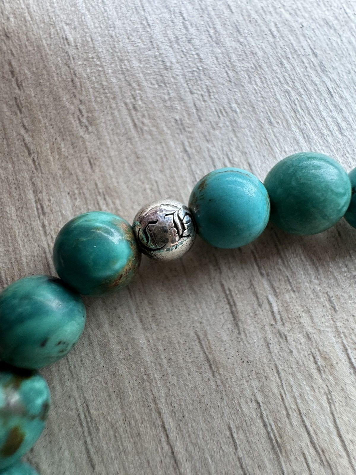 Chrome Hearts Chrome Hearts Turquoise Bead Bracelet Size ONE SIZE - 4 Thumbnail