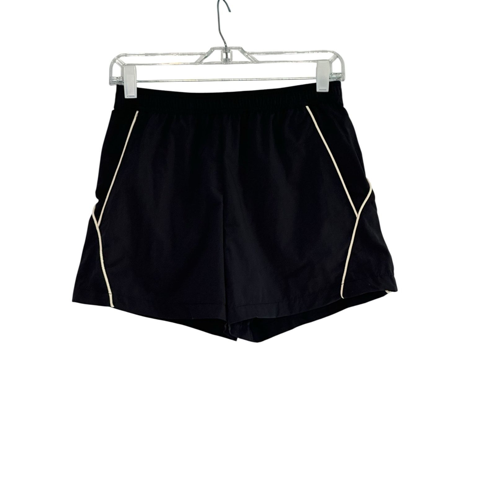 Bdg BDG black white trim pull on athletic shorts size small Size 30" / US 8 / IT 44 - 7 Thumbnail