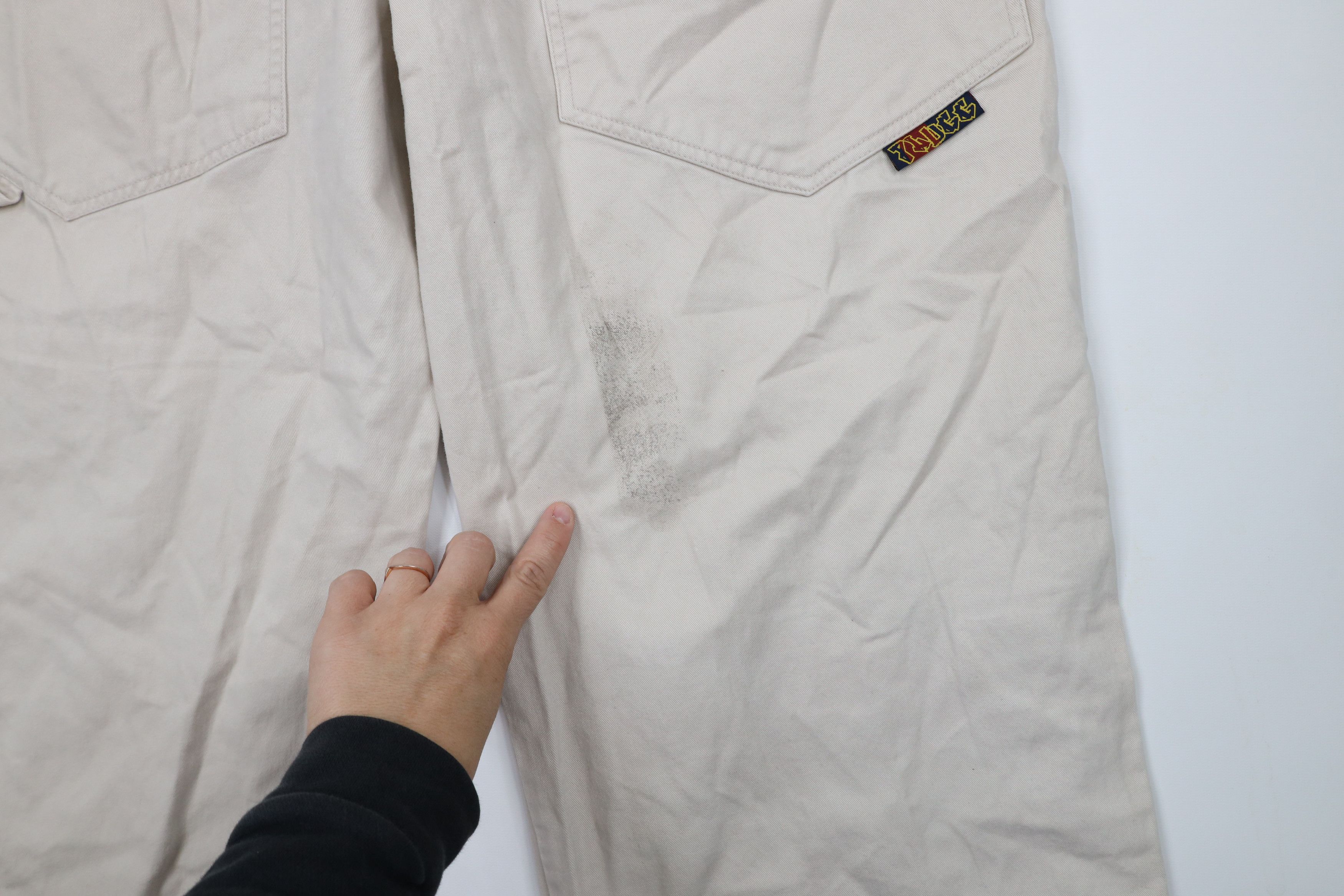 Vintage Vintage Y2K Streetwear Baggy Fit Skateboard Pants Beige Size US 36 / EU 52 - 13 Thumbnail
