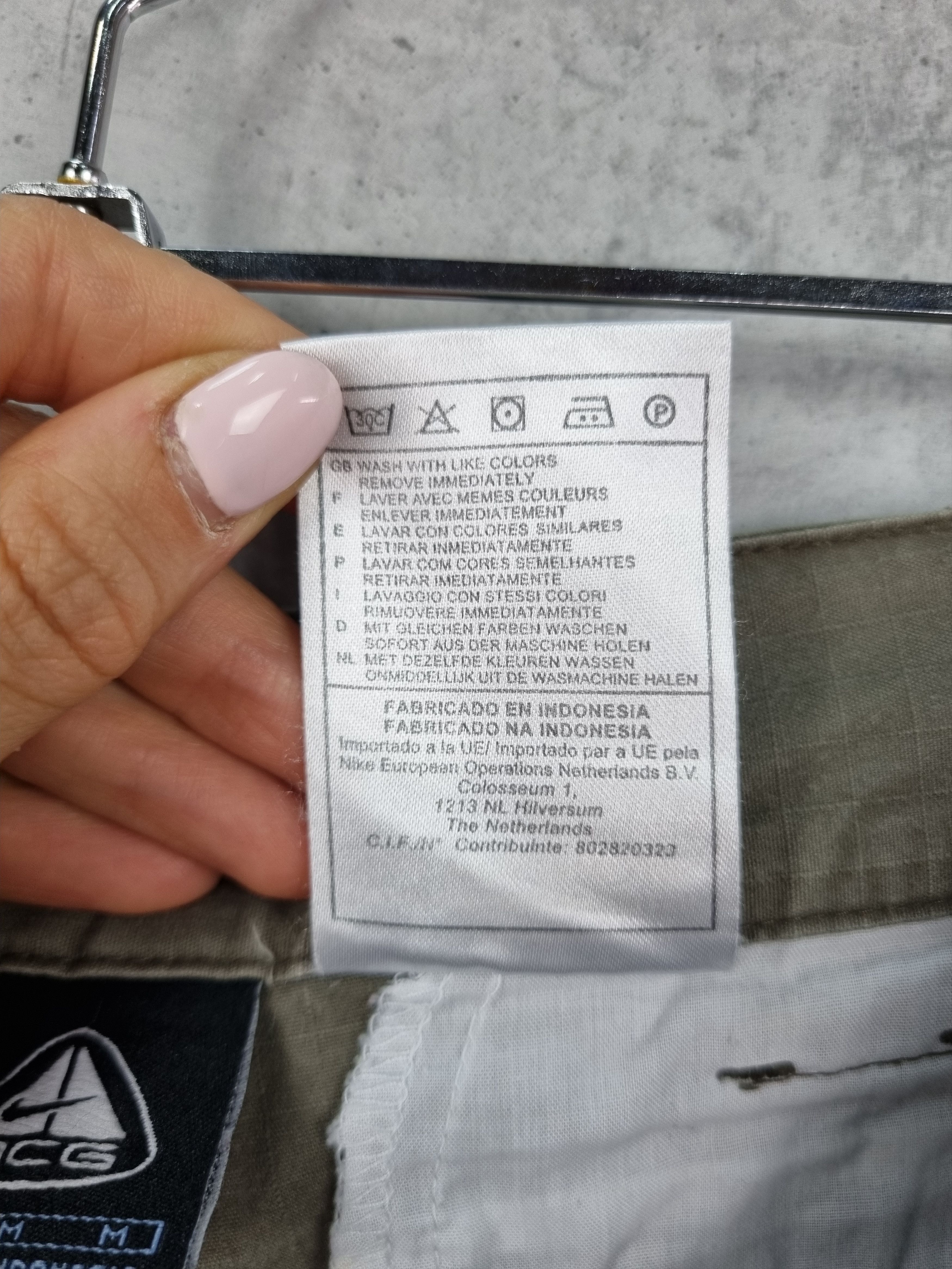 Nike × Nike ACG × Vintage Nike ACG Cargo Military Style Kaki Shorts Size US 31 - 12 Thumbnail