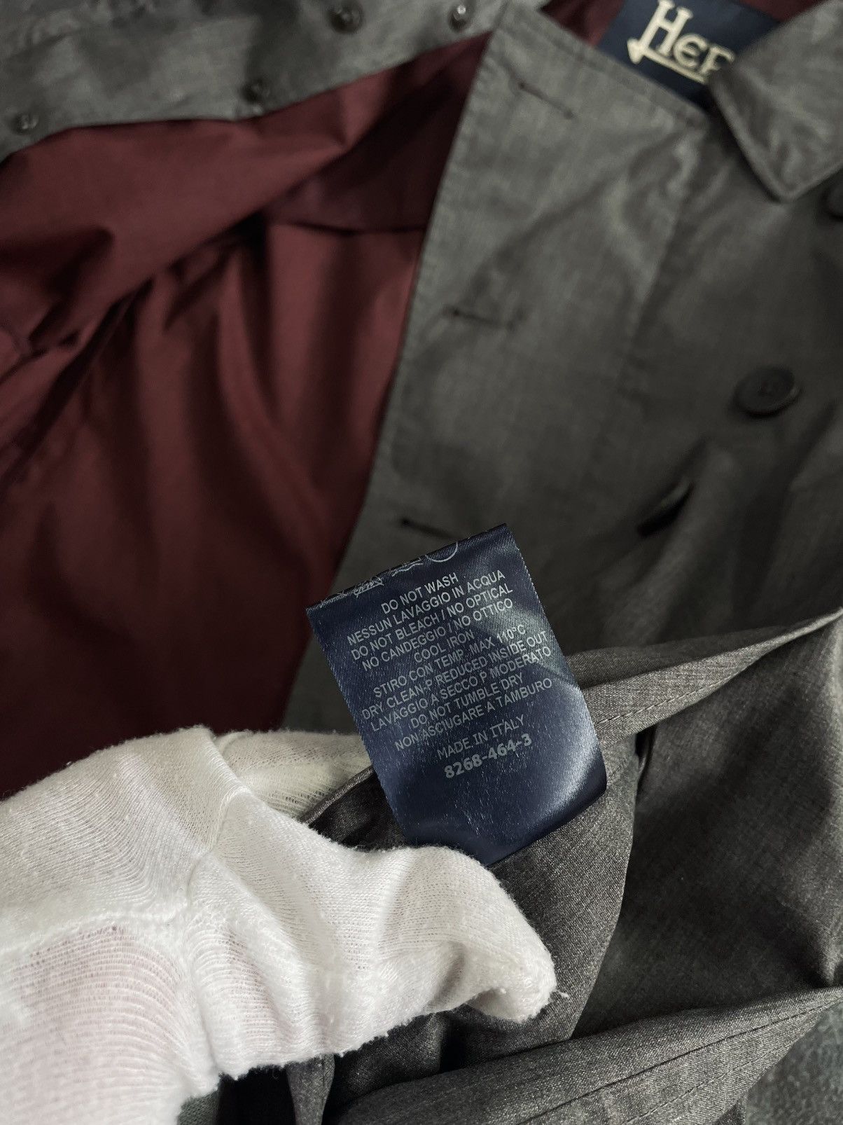 Herno Herno Trench Jacket Belted Double Breasted ITALY Size 46 / S Size US S / EU 44-46 / 1 - 24 Thumbnail
