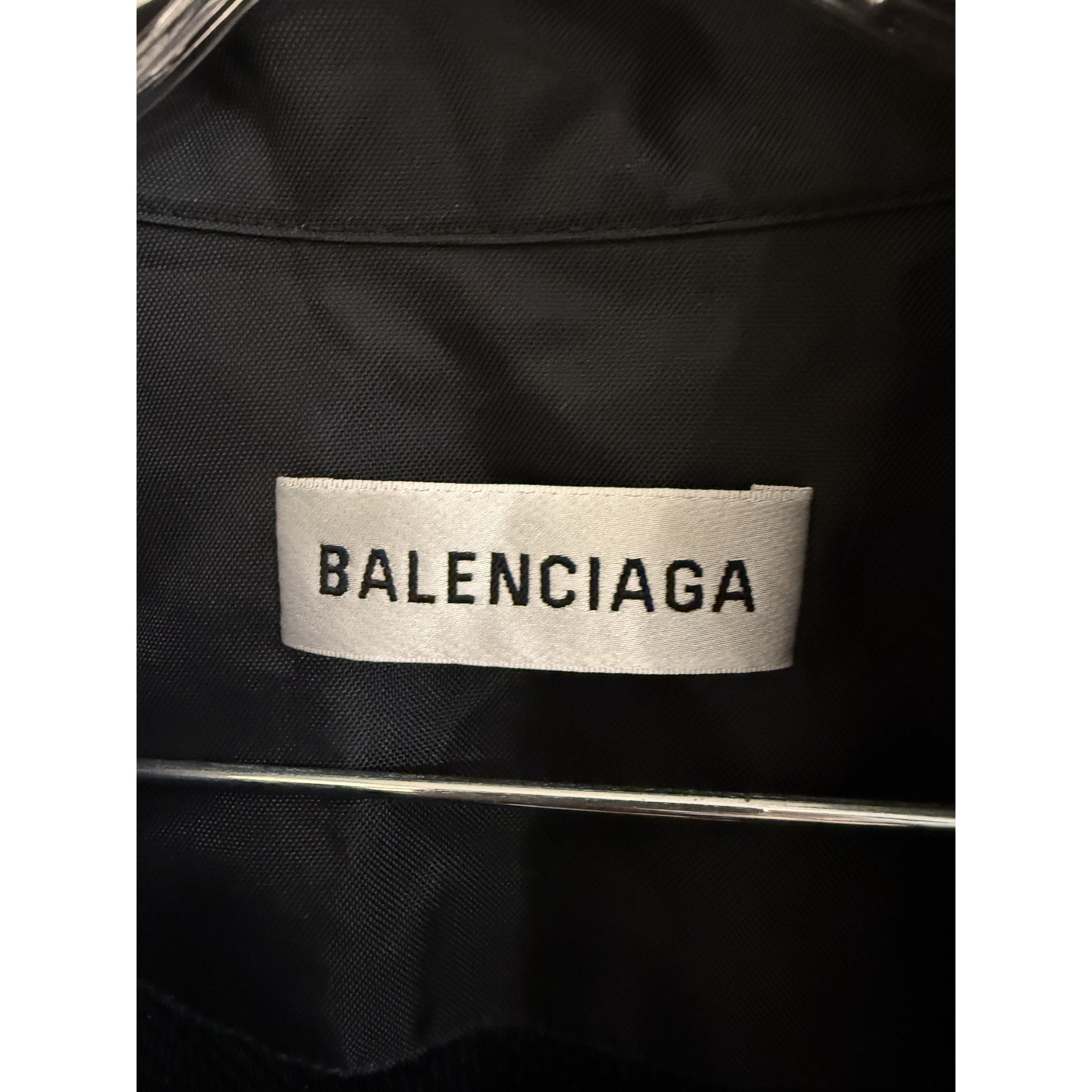 Balenciaga Balenciaga Black & White Logo Windbreaker Jacket Size 34 Lig Size XXS / US 00 / IT 34 - 3 Thumbnail