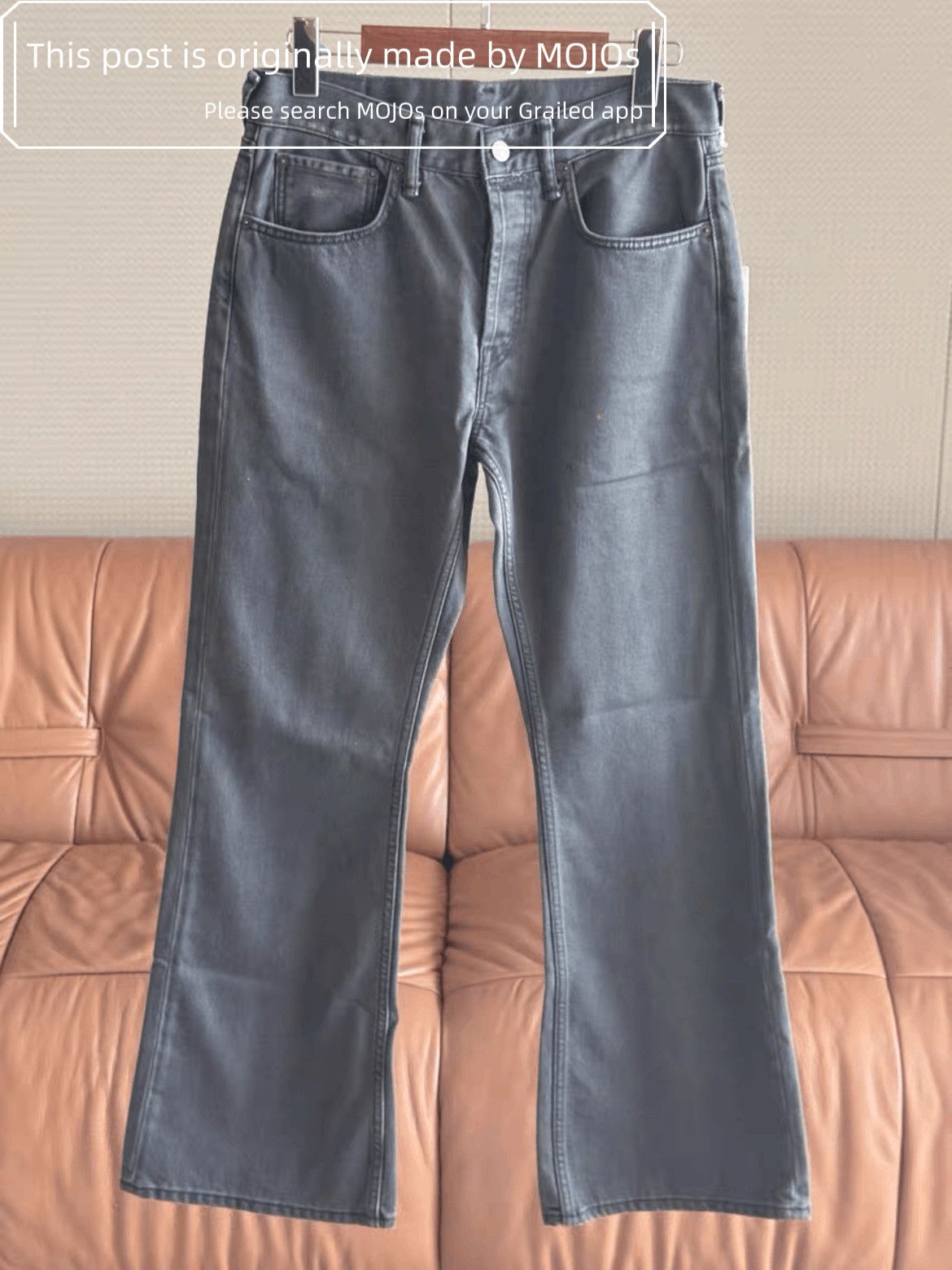 Acne Studios W30 L30 Acne Studios 1992M Ash Gray Bell Bottom Denim Size US 30 / EU 46 - 1 Thumbnail