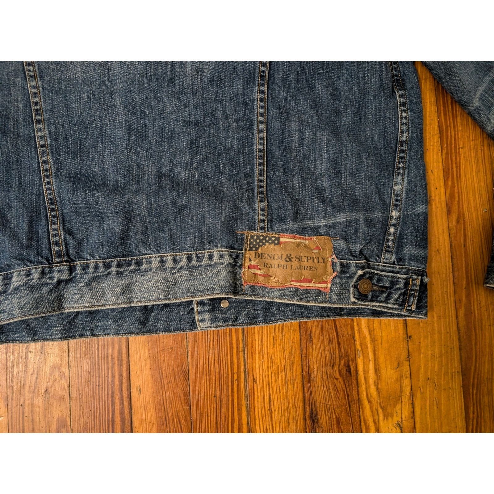 Denim & Supply Ralph Lauren Ralph Lauren Denim Supply Womens XL Jacket American Flag Tag Size XL / US 12-14 / IT 48-50 - 9 Thumbnail