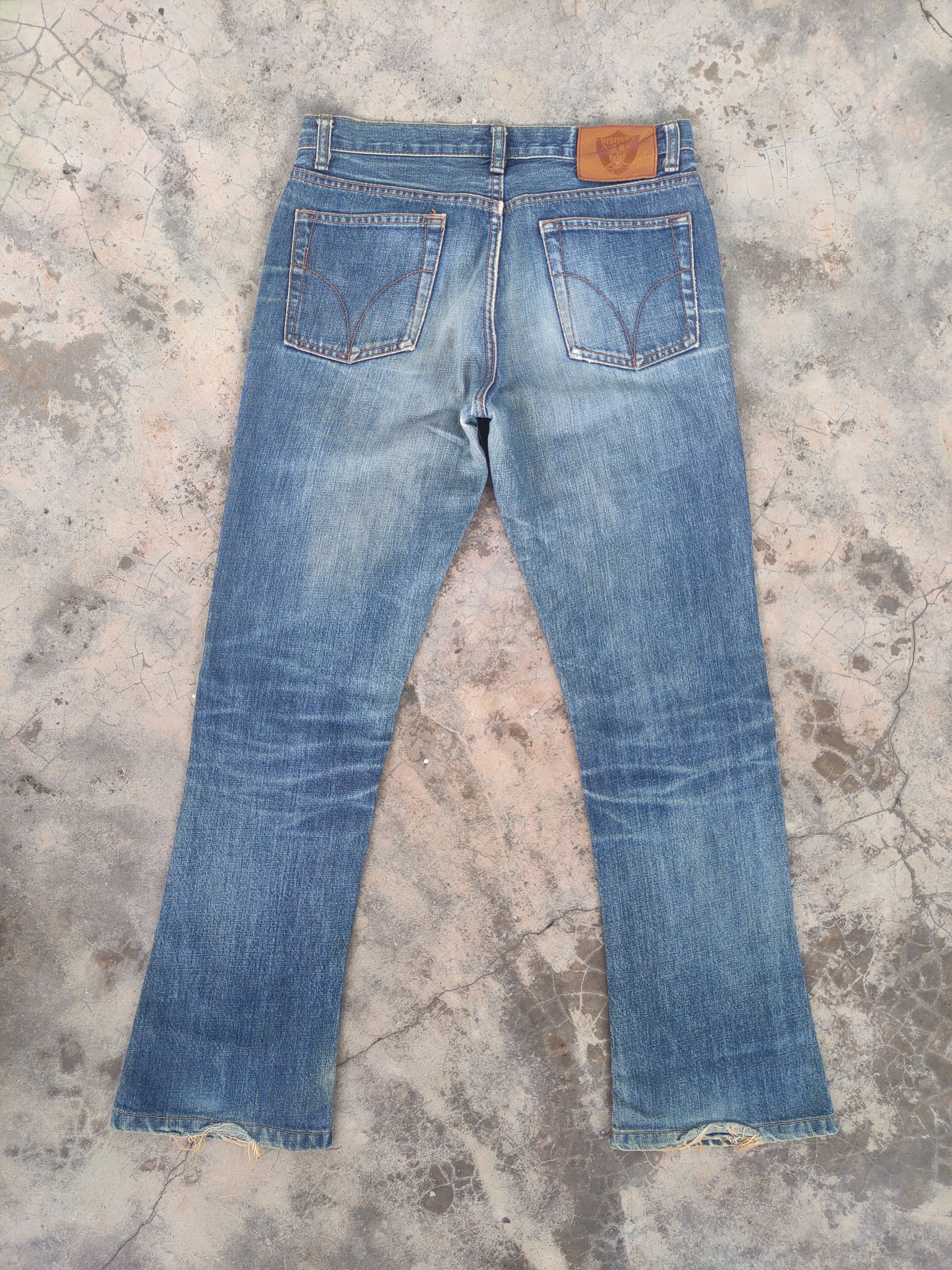 Hysteric Glamour VINTAGE HYSTERIC GLAMOUR FADED DENIM JEANS PANTS Size US 29 - 8 Thumbnail