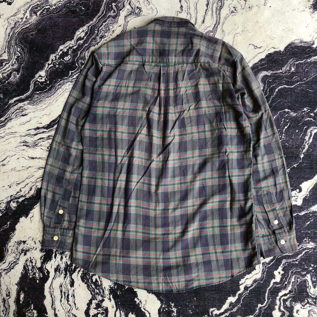 Burberry Vintage 90s Burberrys Nova Check Shirt Red Logo Size US M / EU 48-50 / 2 - 2 Thumbnail