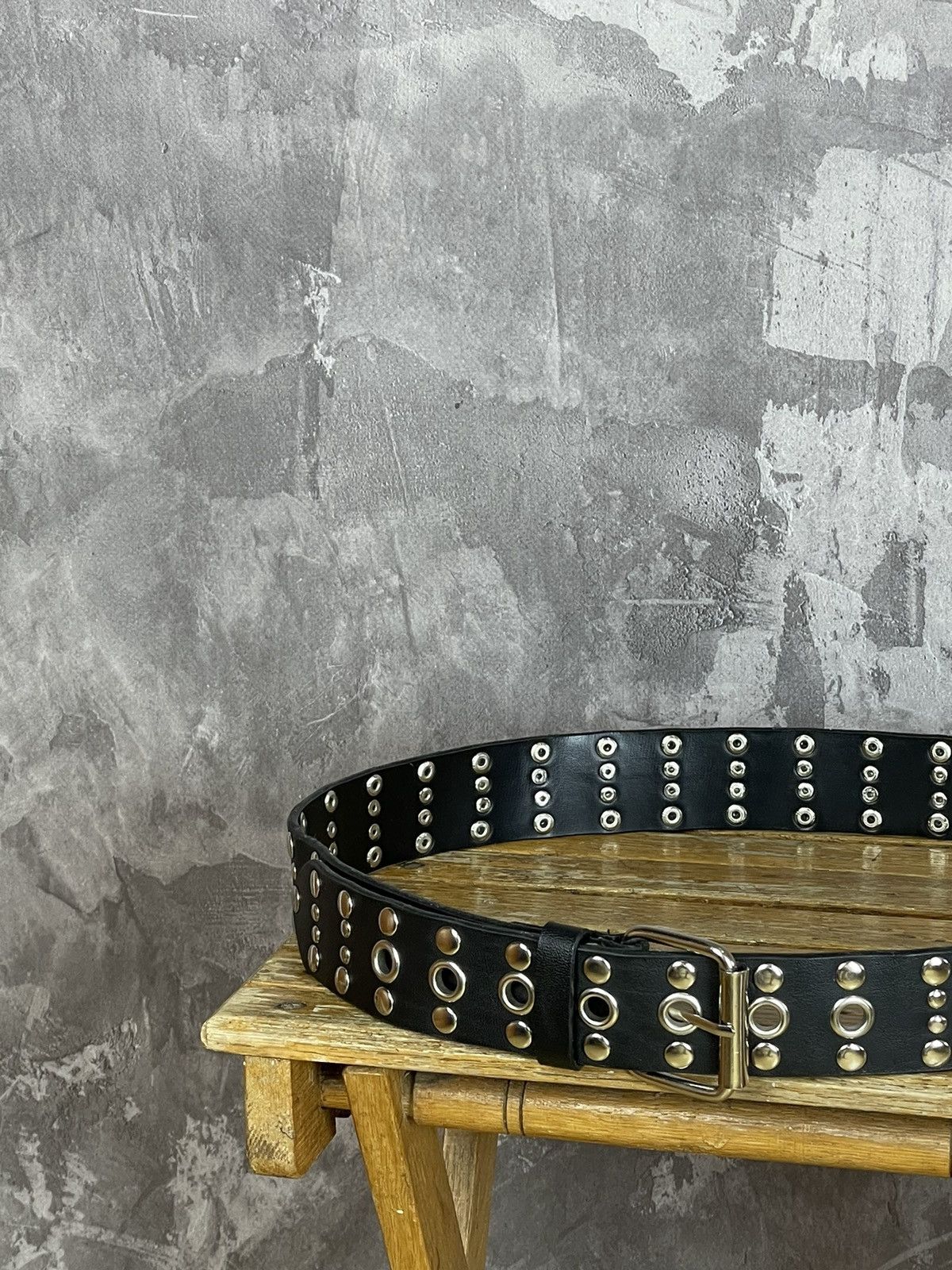 Japanese Brand × Vintage Crazy Rhinestones Y2k Vintage Grunge Distressed Punk Belt Size ONE SIZE - 2 Thumbnail
