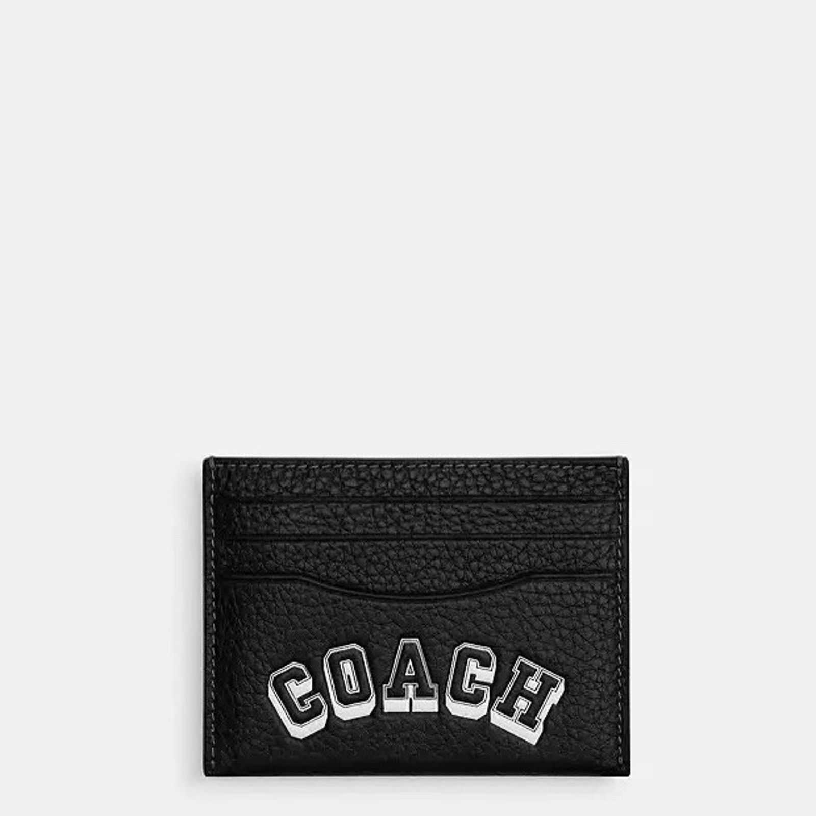 Coach NWT Limited Coach Slim Id Card Case CAK21 Black/Chalk Size ONE SIZE - 4 Thumbnail