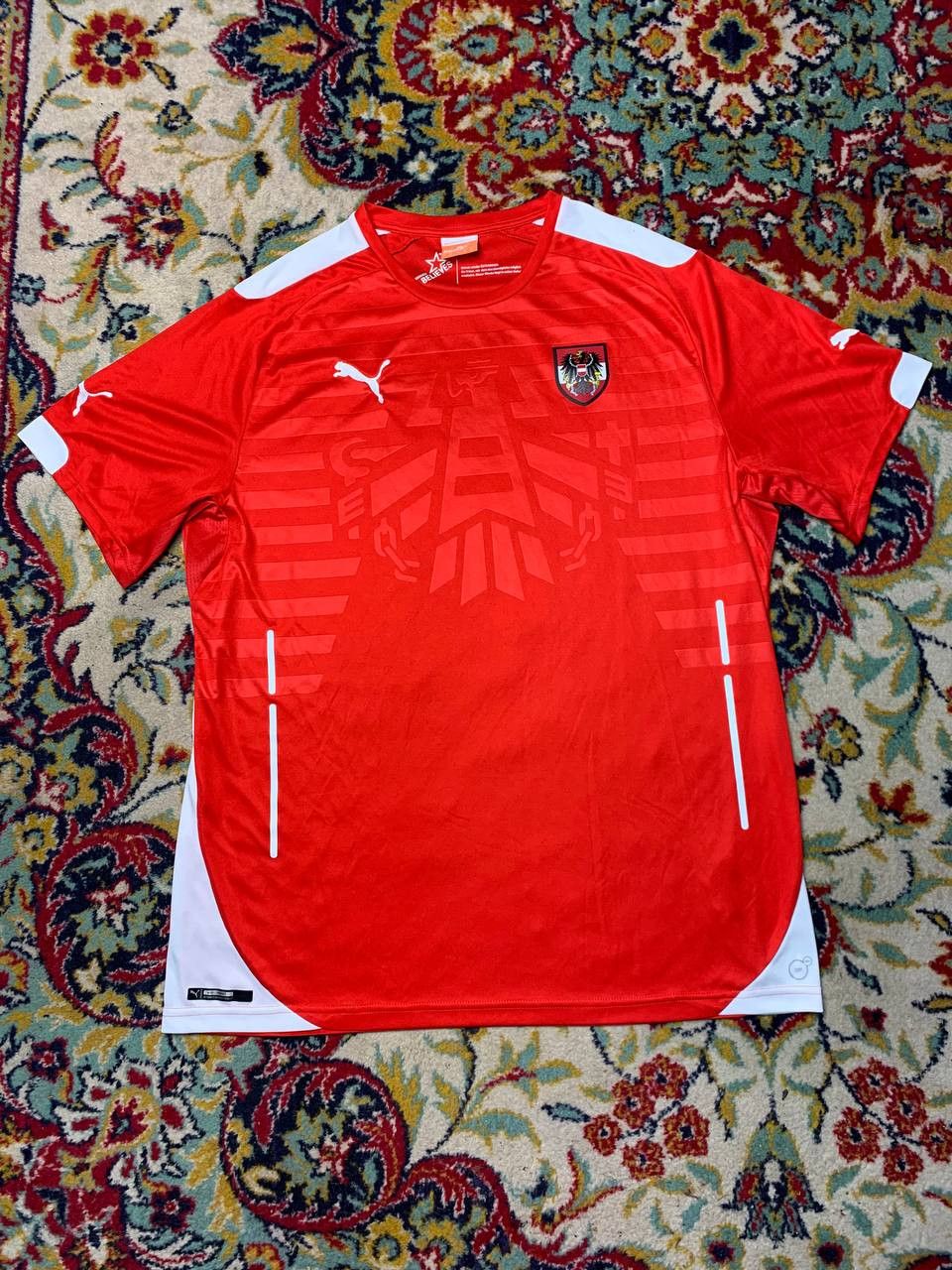Puma Austria Jersey 2014 2016 Home Shirt Soccer Football Puma Size US XL / EU 56 / 4 - 1 Thumbnail