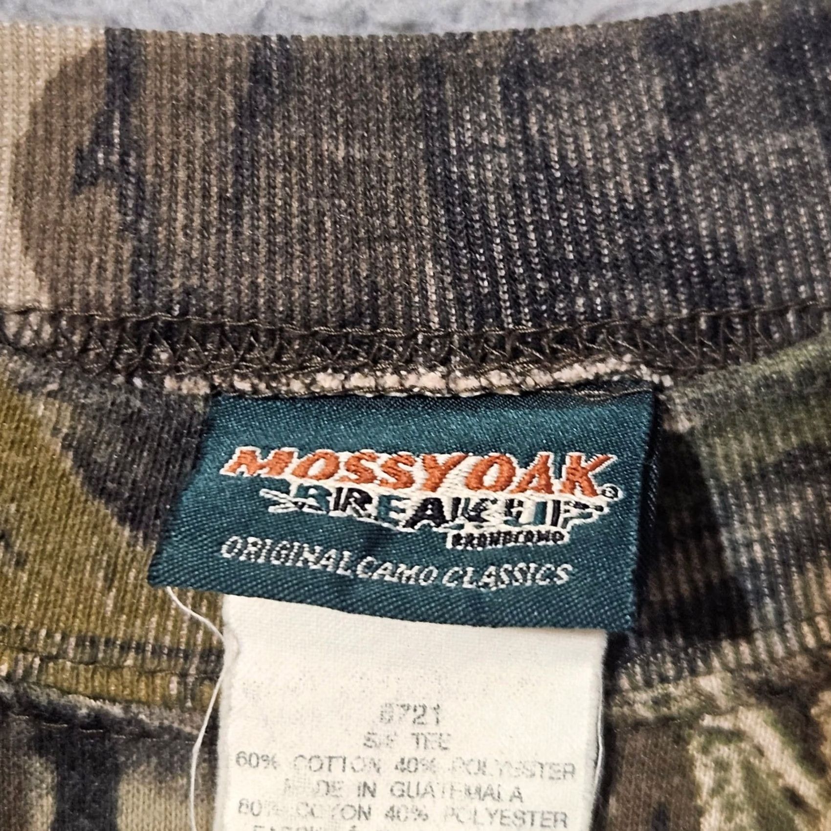 Vintage VINTAGE Mossy Oak Camo Brown Hunting T Shirt Men's Large Y2K Size US L / EU 52-54 / 3 - 3 Thumbnail