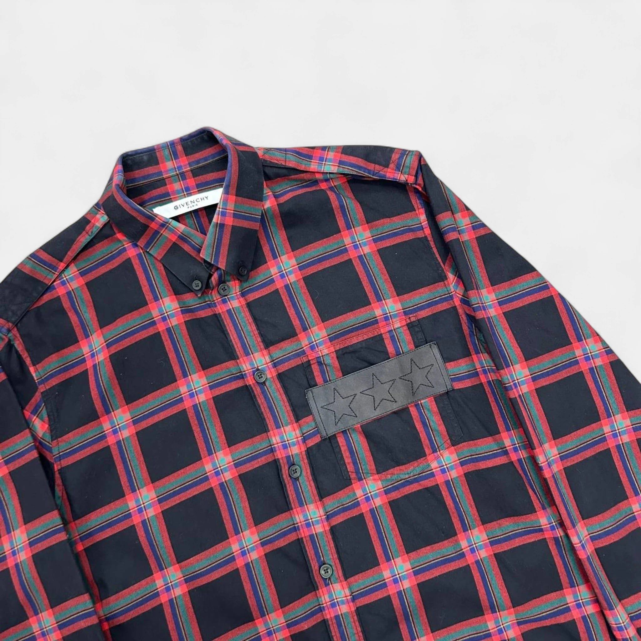 Givenchy Givenchy Plaid Button Down Shirt Size US L / EU 52-54 / 3 - 2 Thumbnail